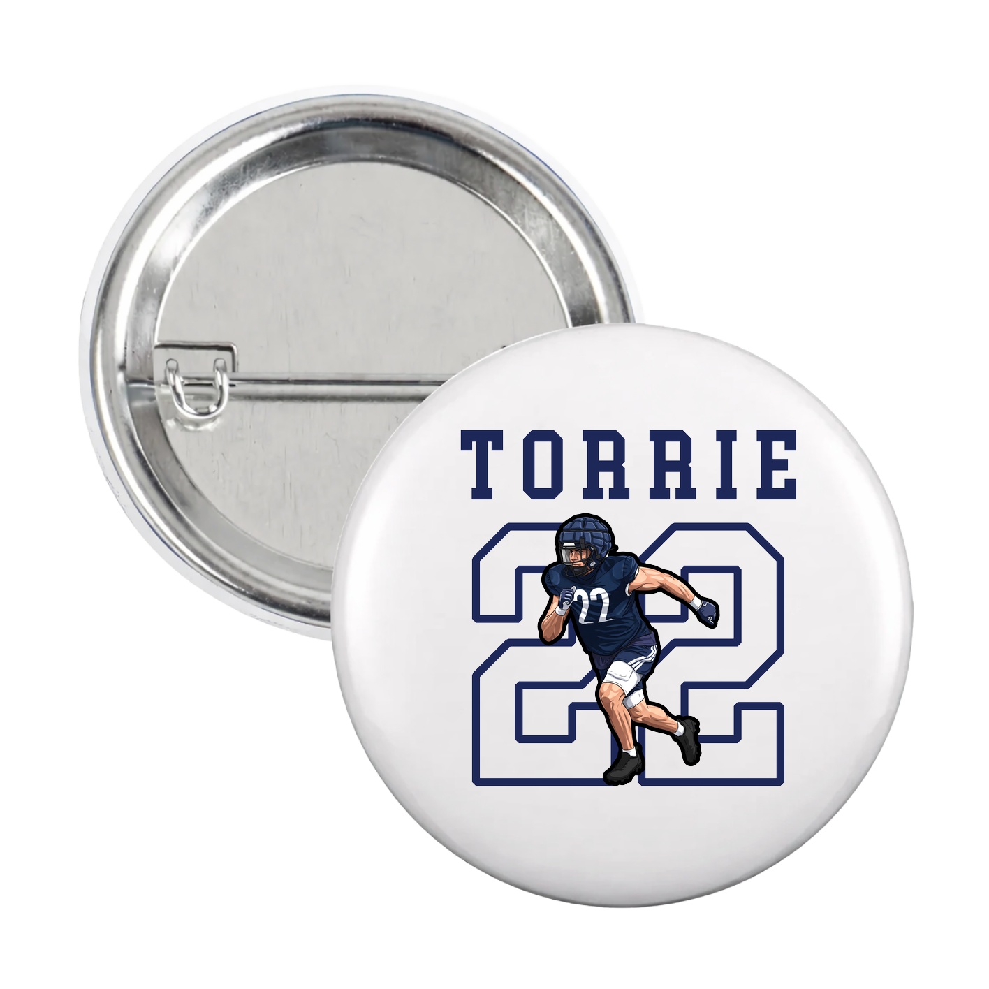 Game Day Button — Shirsey in White