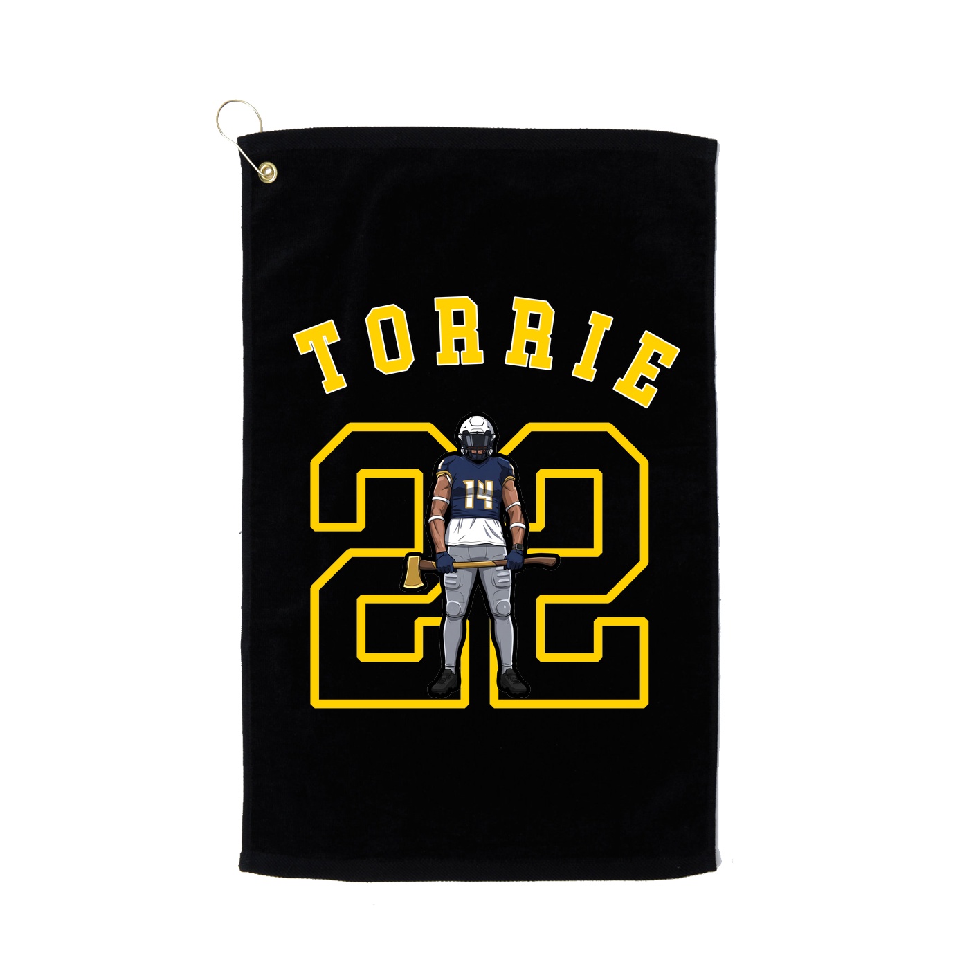 Golf Towel — Shirsey Arch in Black