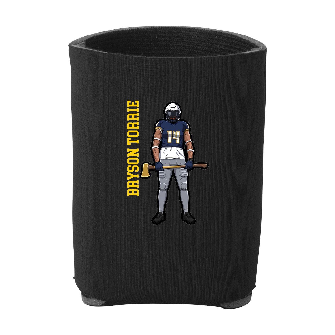 Can Holder — Name Vertical in Black