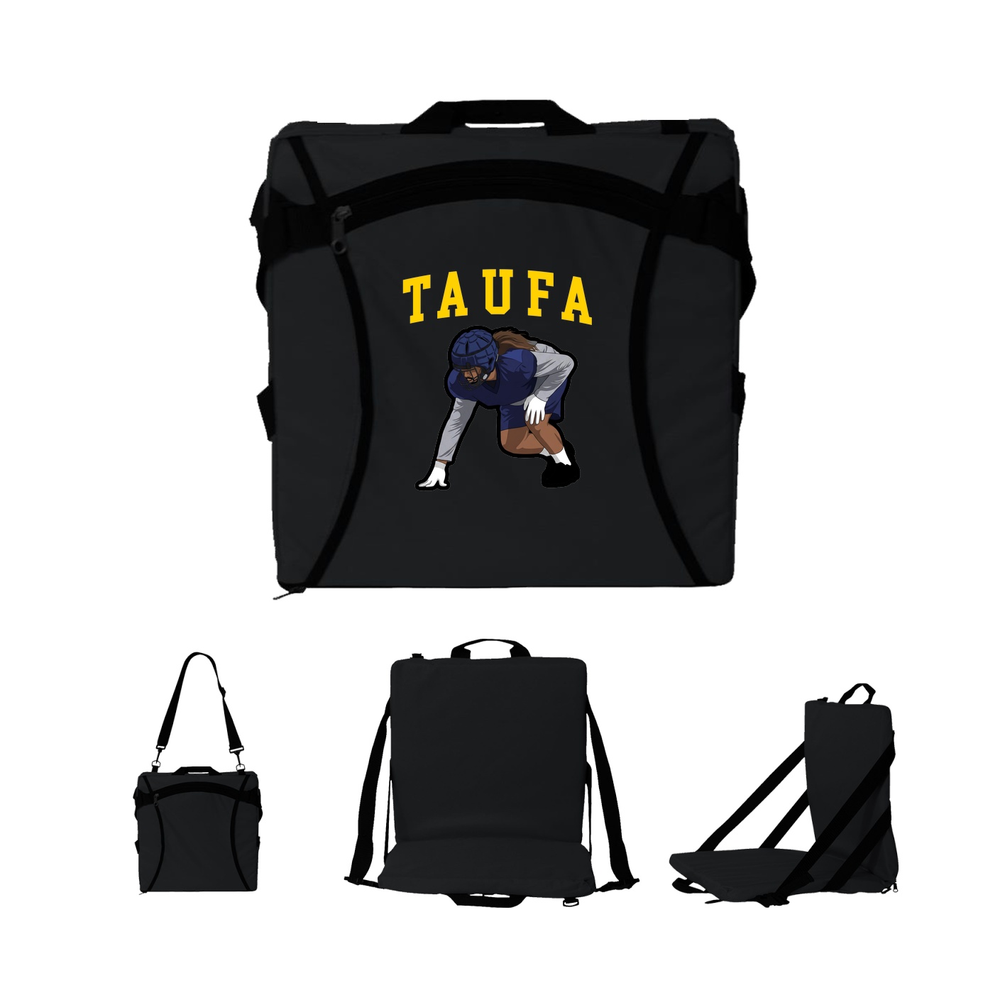 Folding Stadium Seat — Shirsey in Black