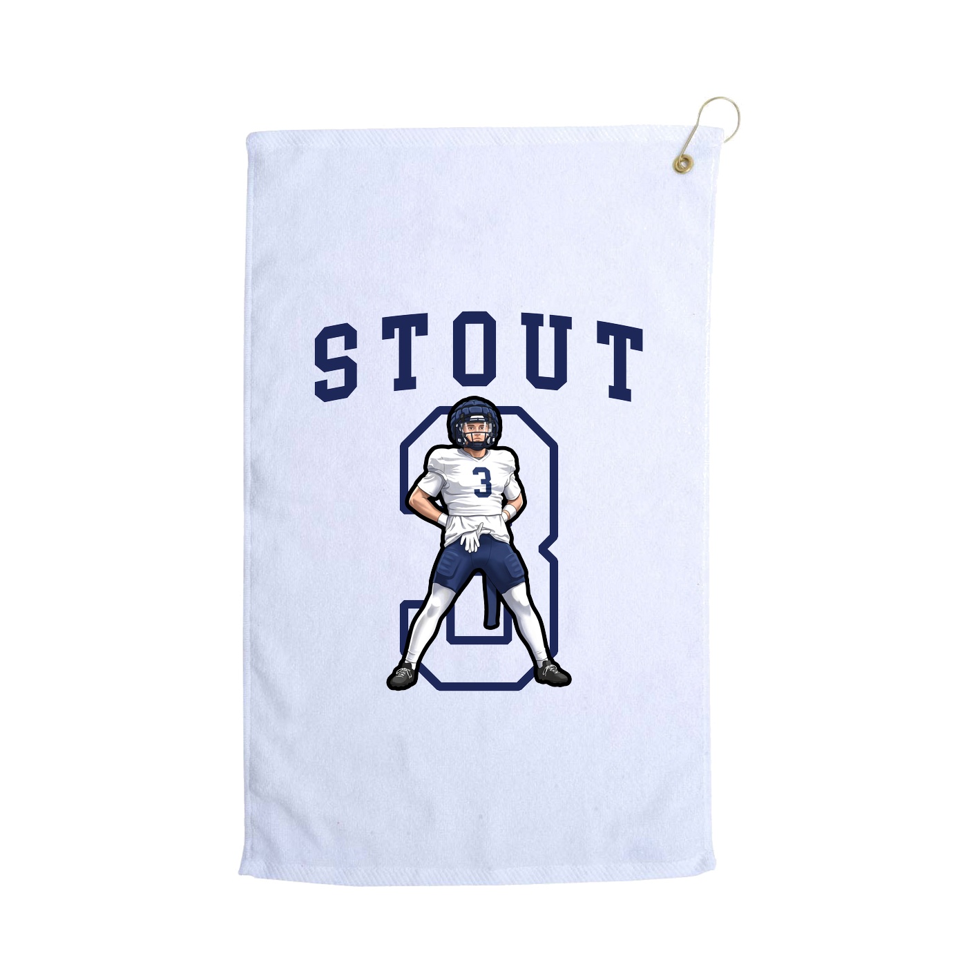 Golf Towel — Shirsey in White