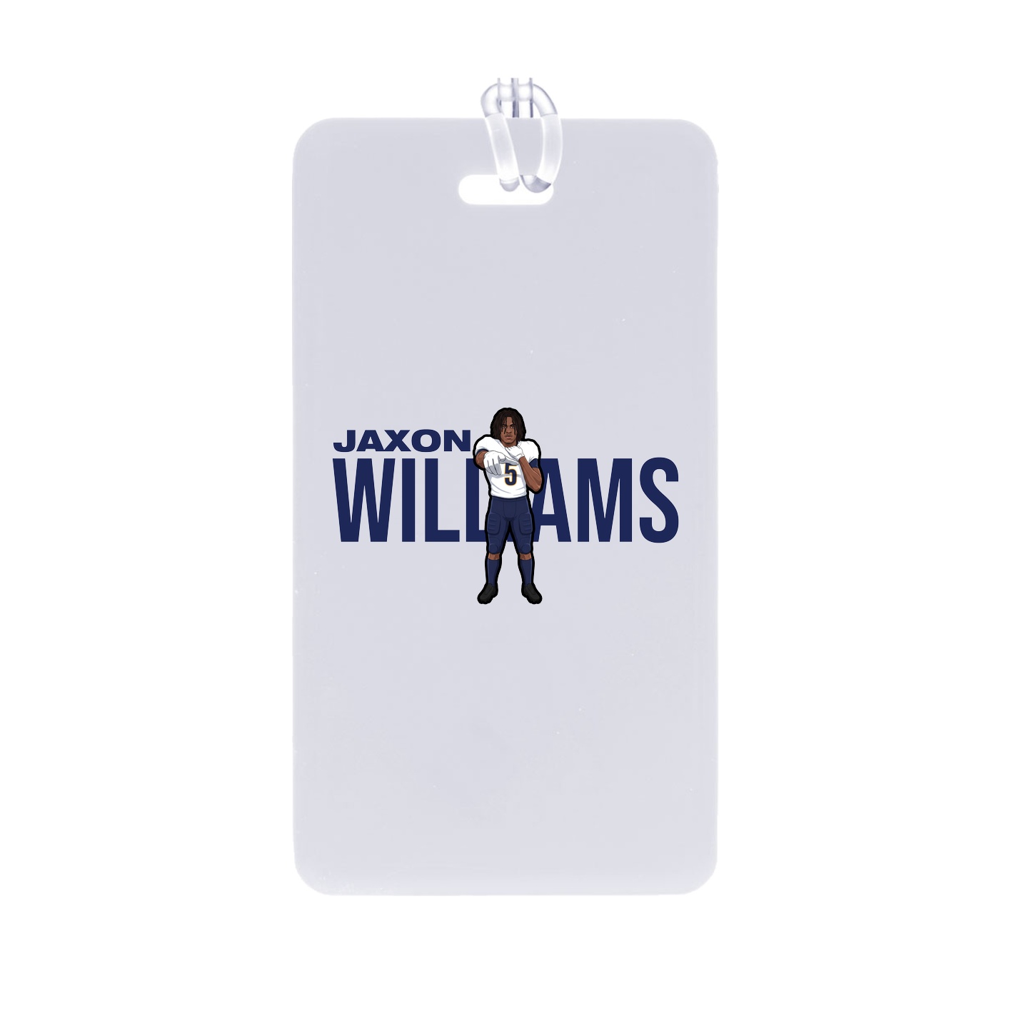 Bag Tag — Player Name in Classic