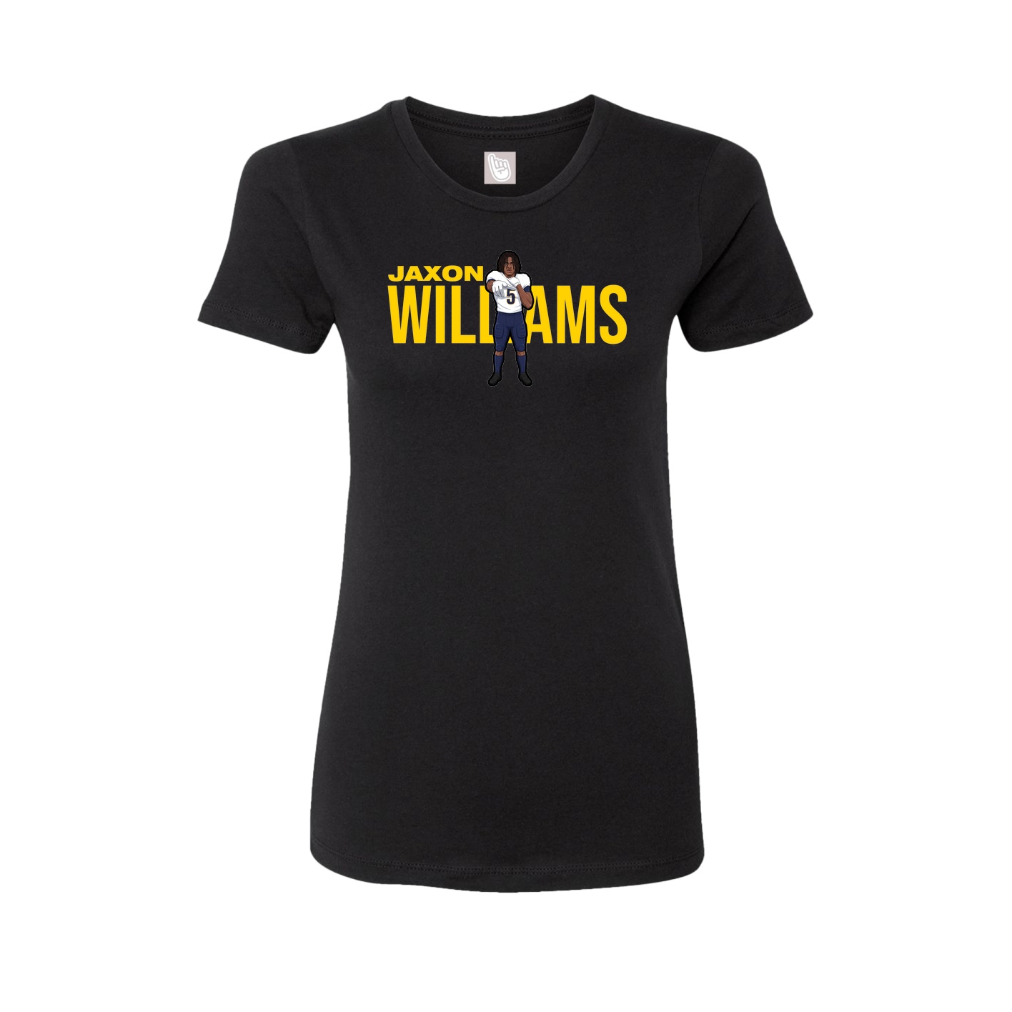 Womens Tee — Player Name in Black