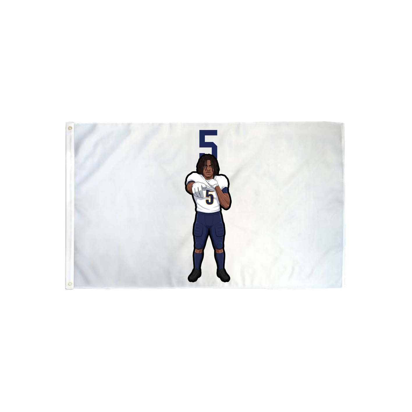 3x5 Flag — Number Top in Classic