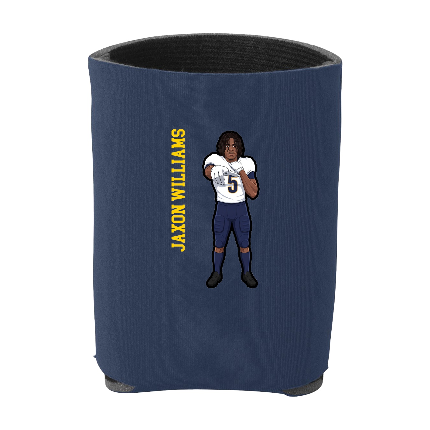 Can Holder — Name Vertical in Navy