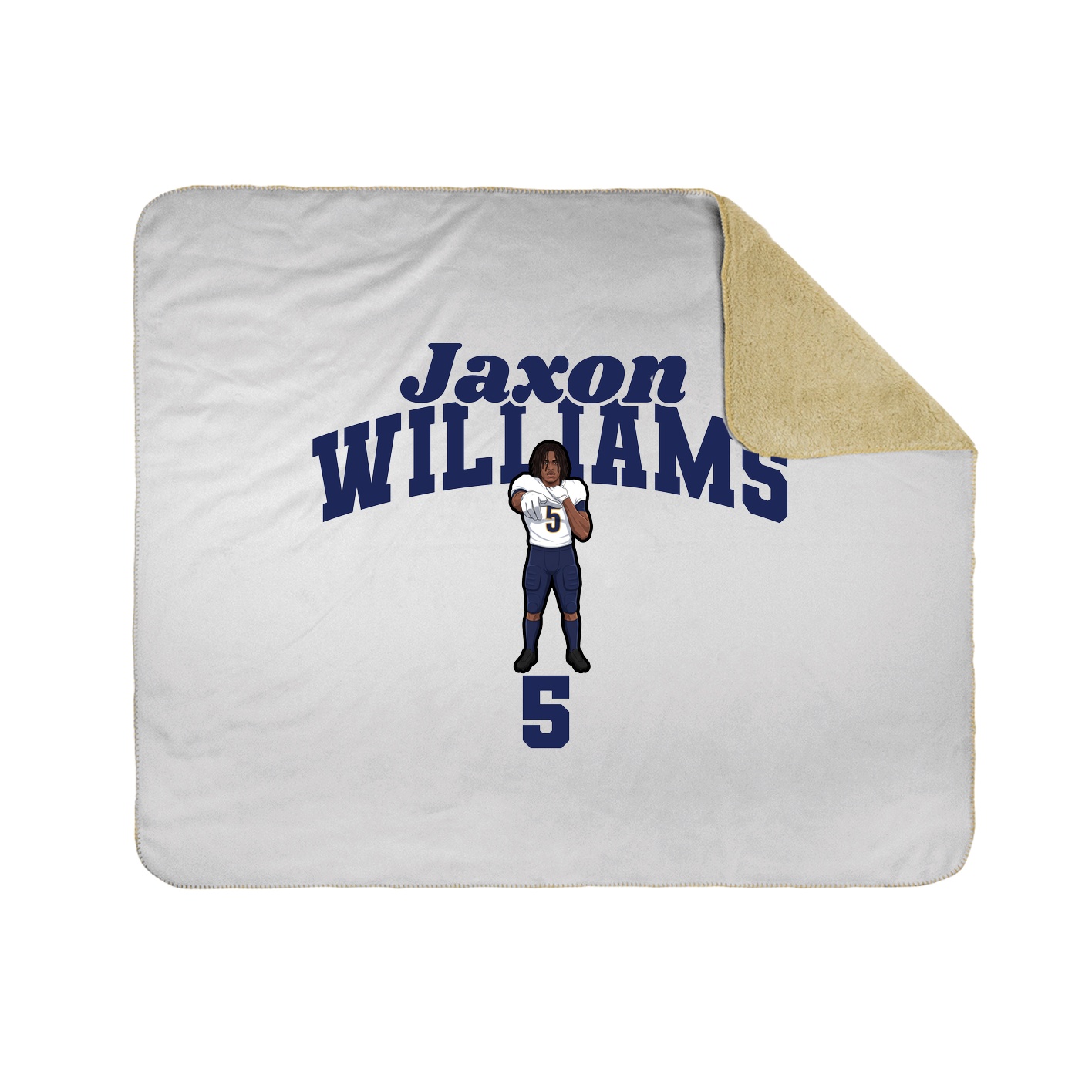 Throw Blanket — Signature Arch in White