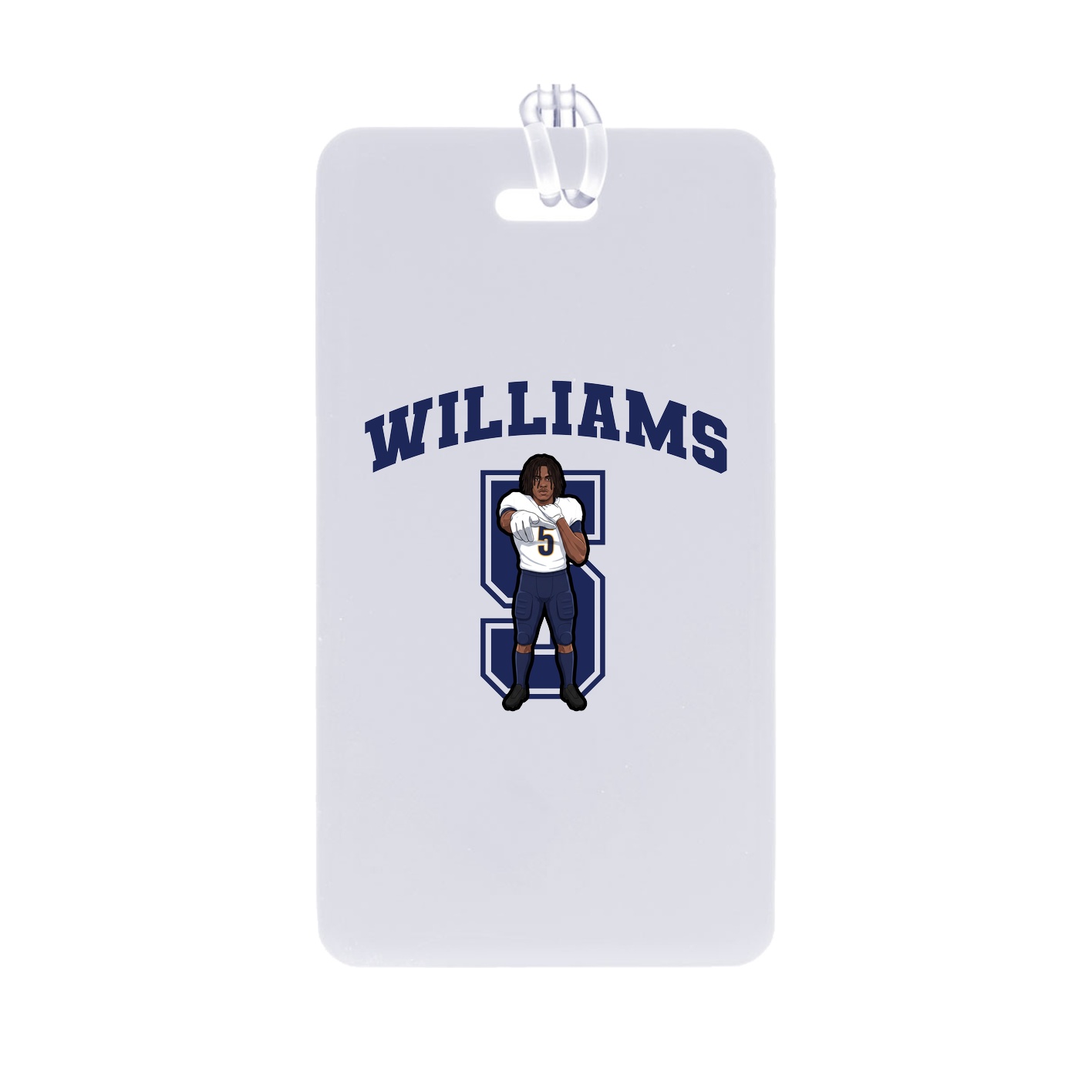 Bag Tag — Number in Classic