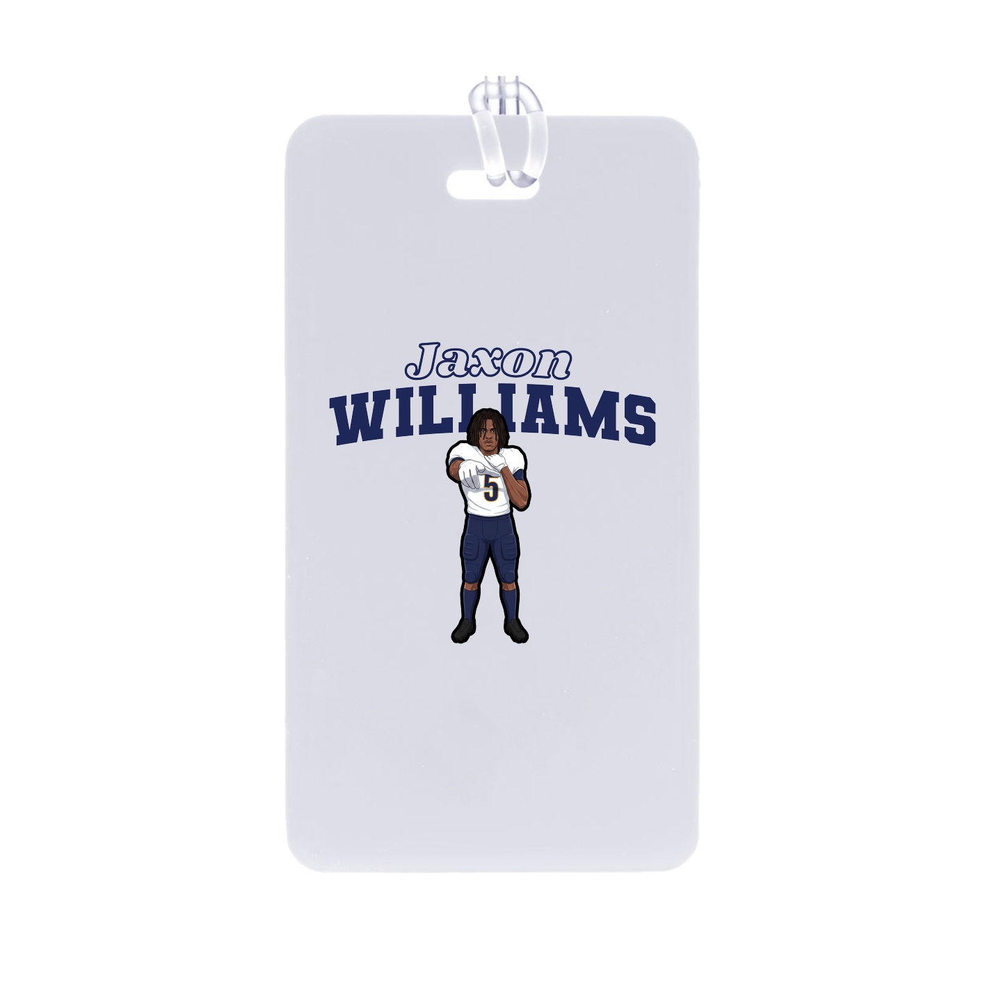 Bag Tag — Name Arch in Classic