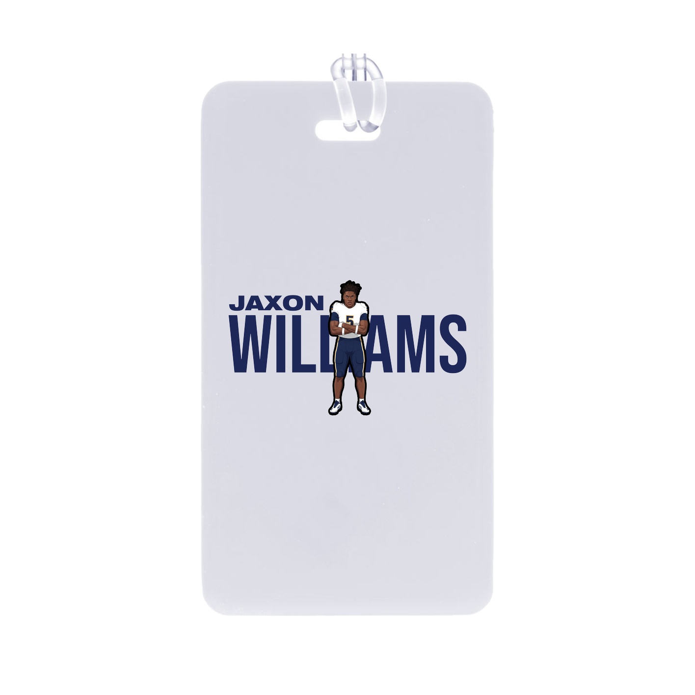 Bag Tag — Player Name in Classic