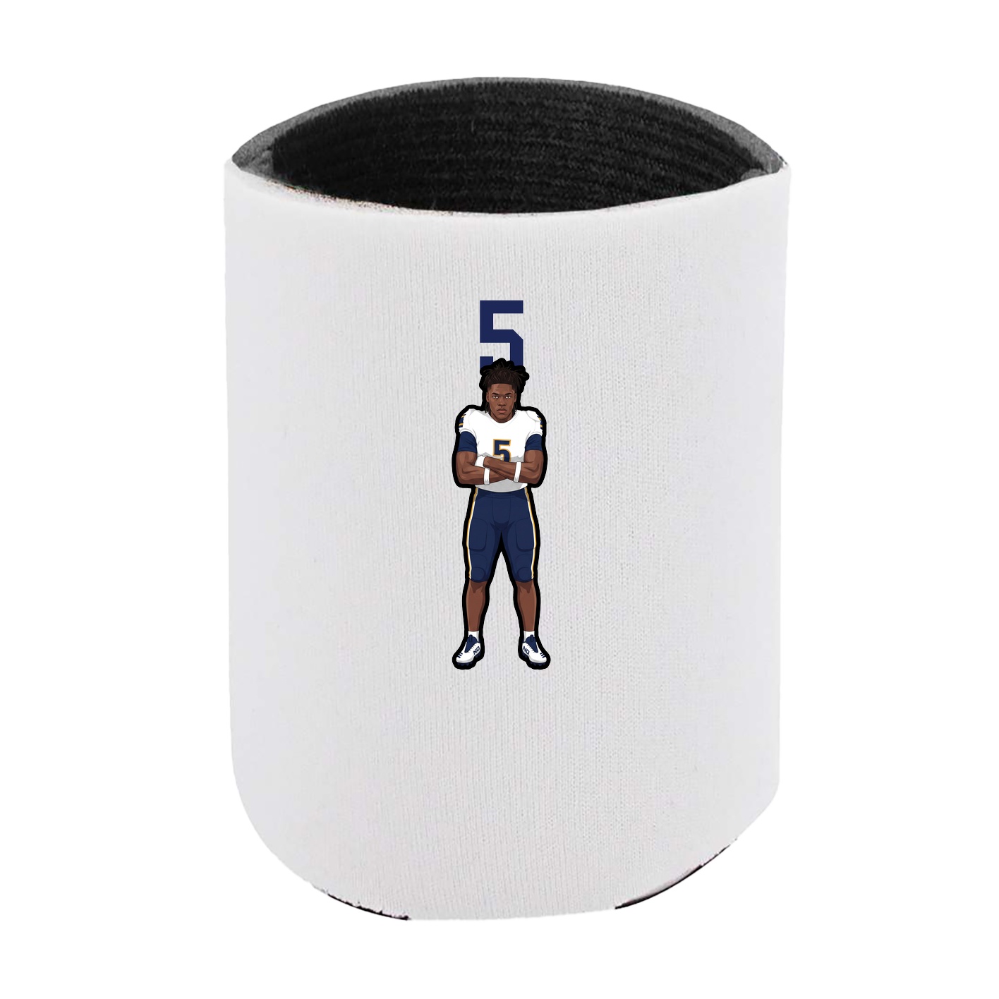 Can Holder — Number Top in White