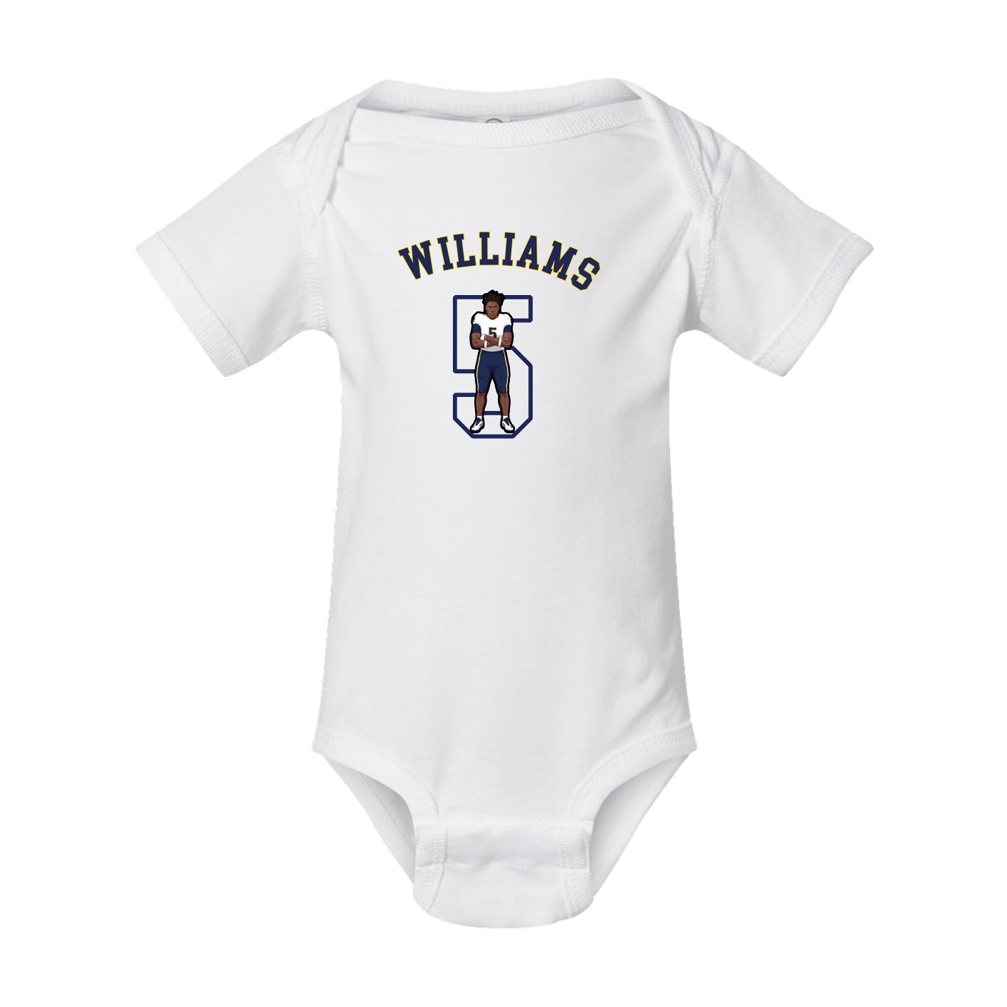 Baby Onesie — Shirsey Arch in White