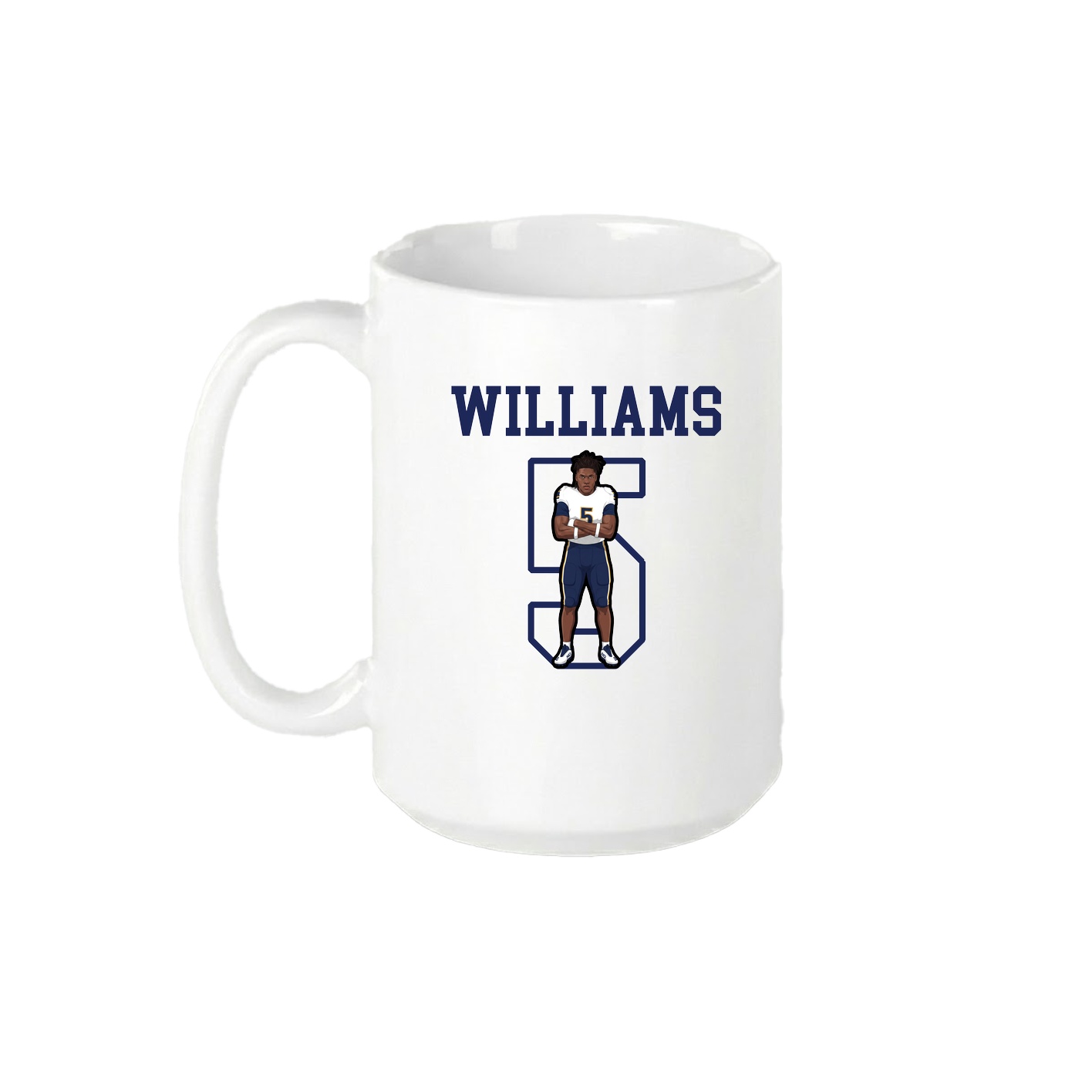 15oz Coffee Mug — Shirsey in White