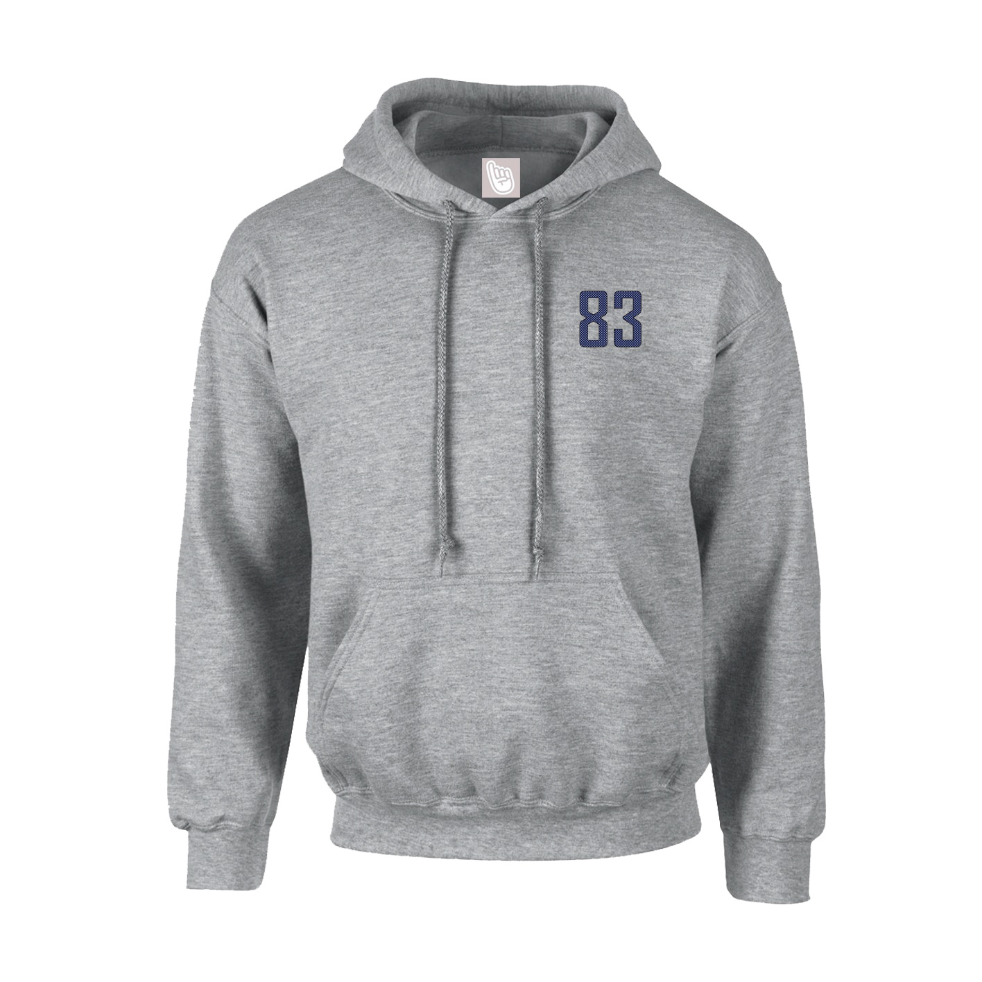 Youth Hoodie — Front Shirsy in Grey