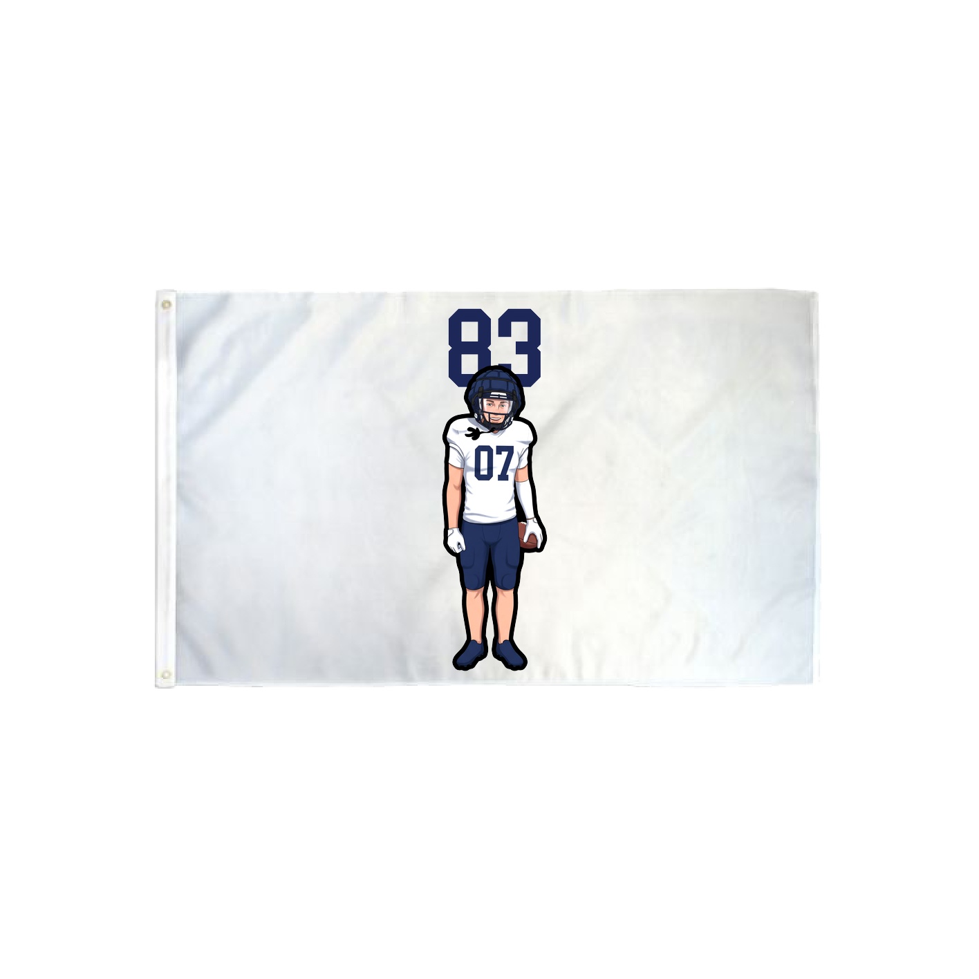 3x5 Flag — Number Top in Classic