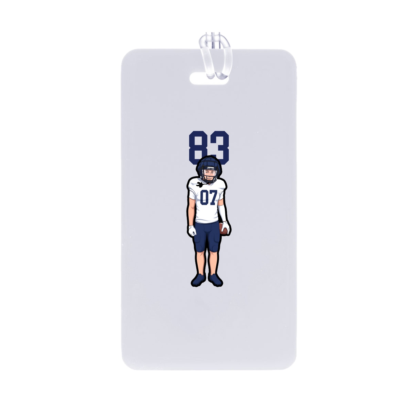 Bag Tag — Number Top in Classic