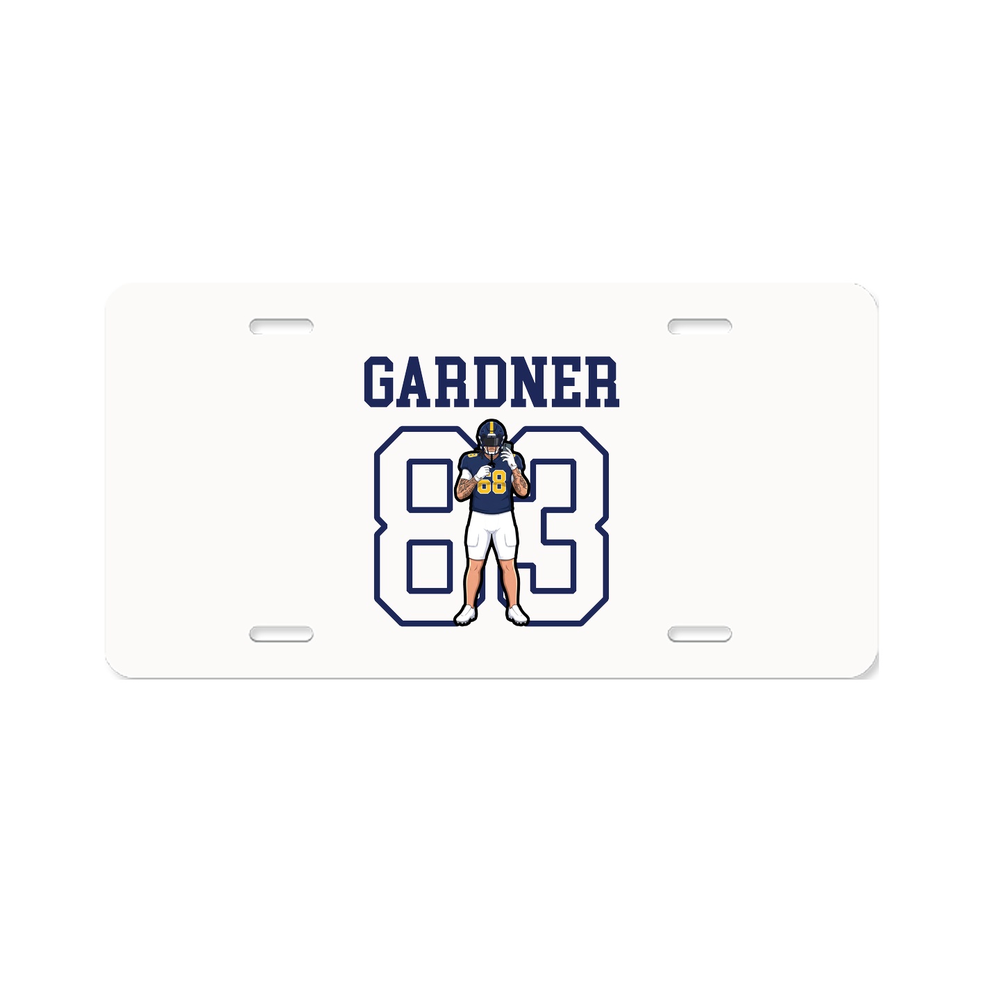 License Plate — Shirsey in Classic