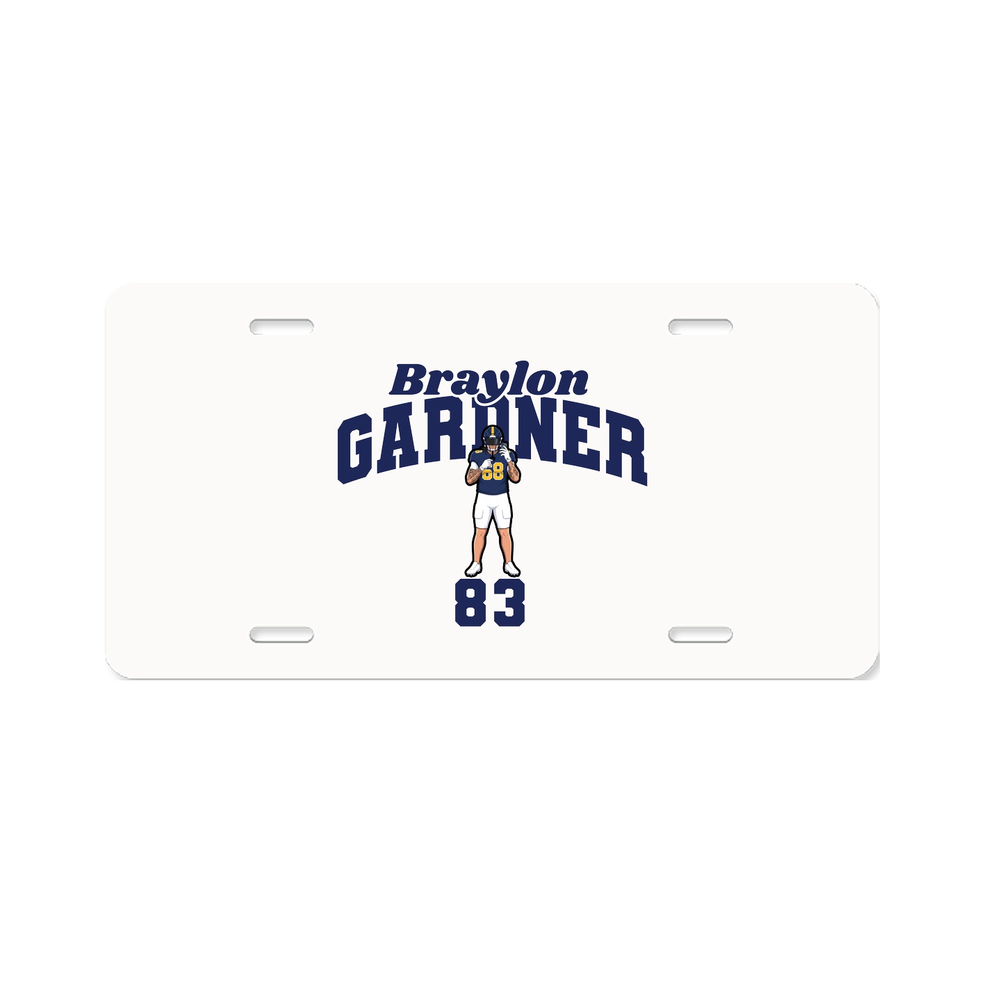 License Plate — Signature Arch in Classic