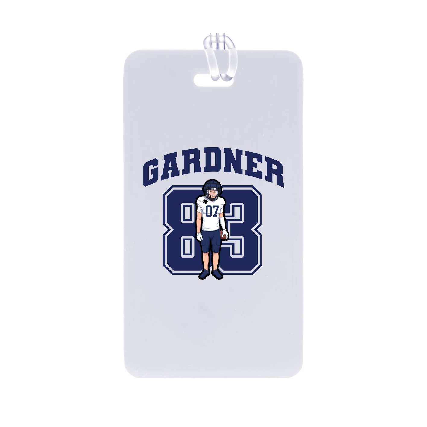 Bag Tag — Number in Classic
