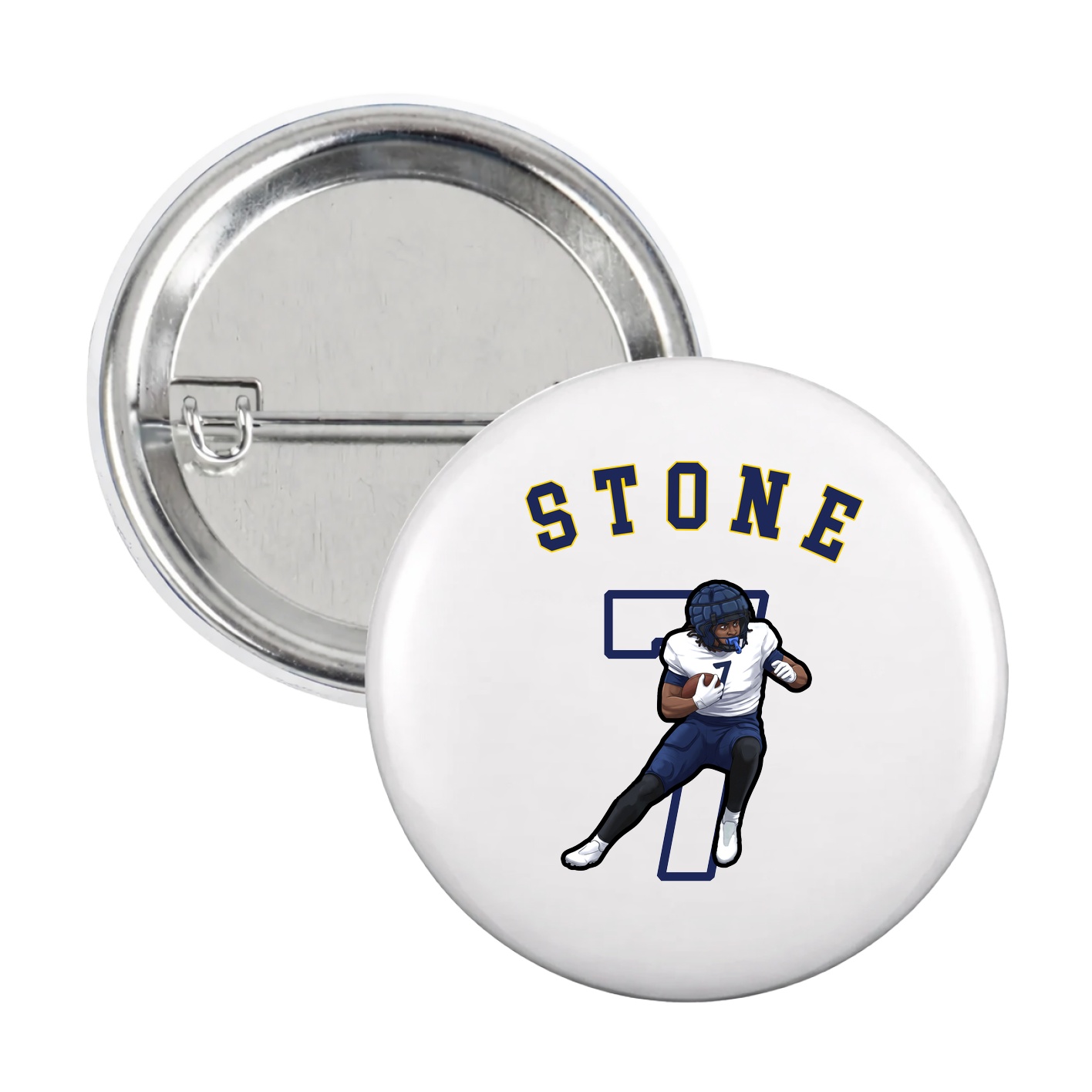 Game Day Button — Shirsey Arch in White