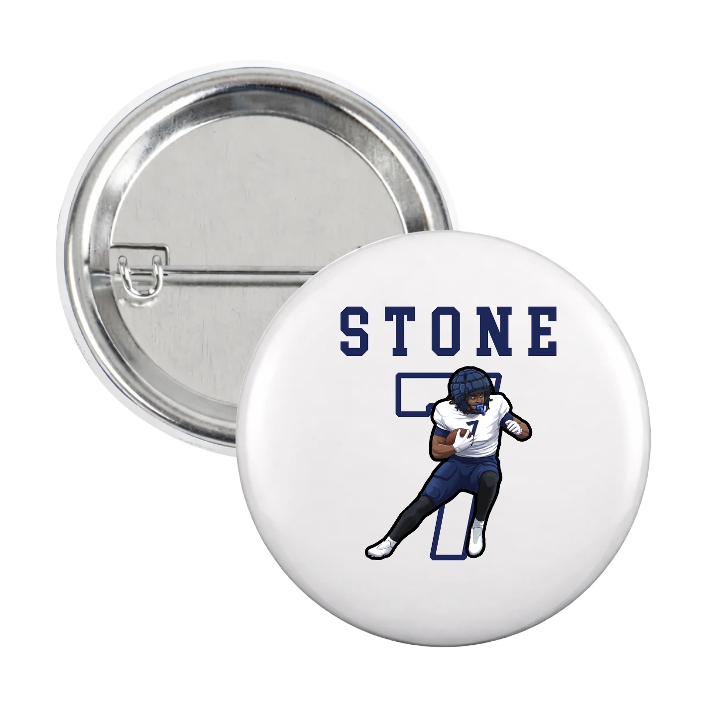 Game Day Button — Shirsey in White