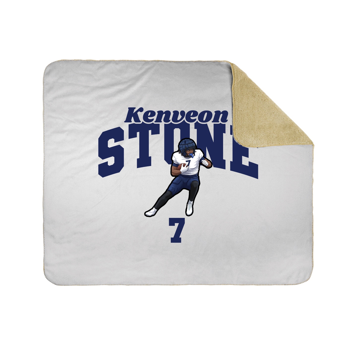 Throw Blanket — Signature Arch in White