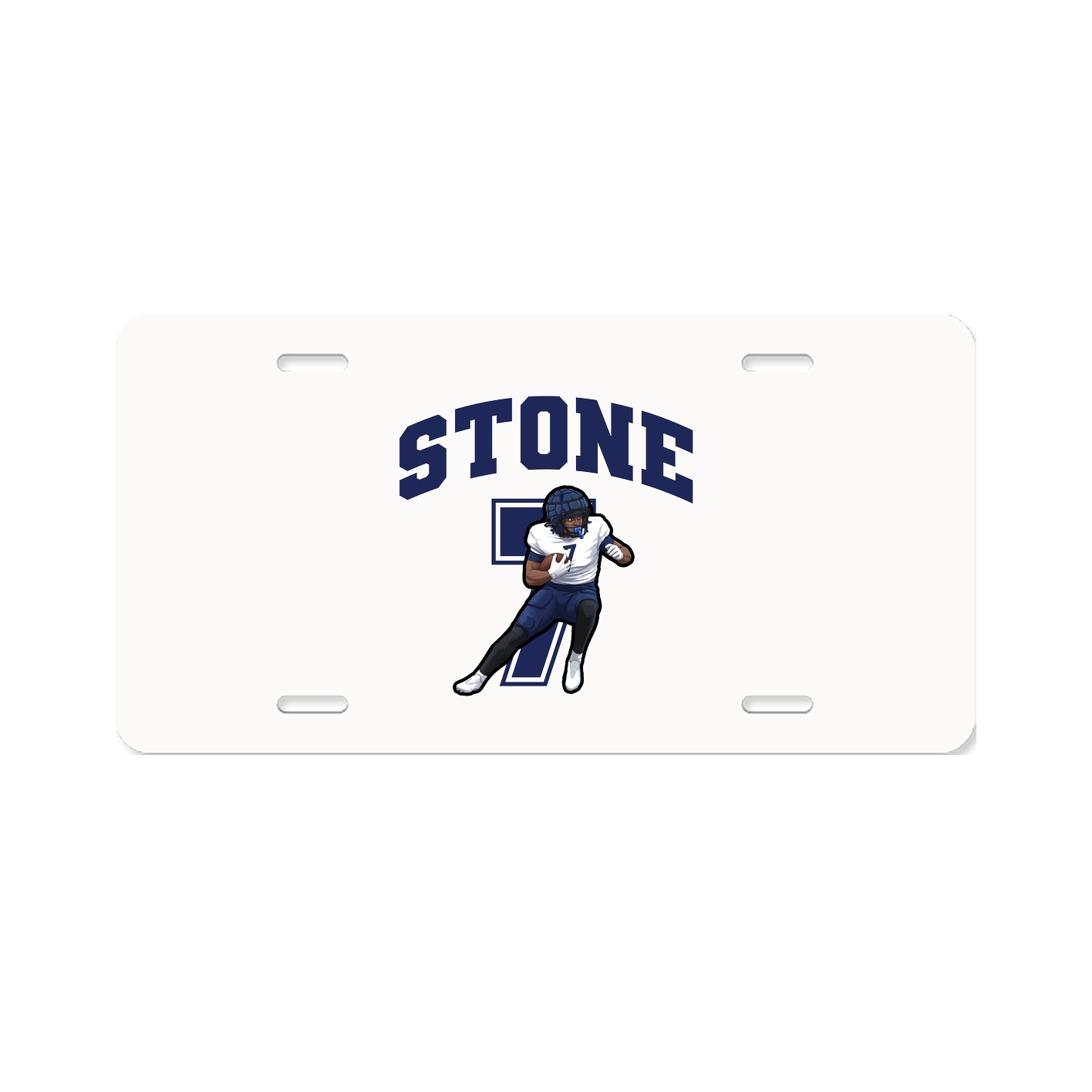 License Plate — Number in Classic