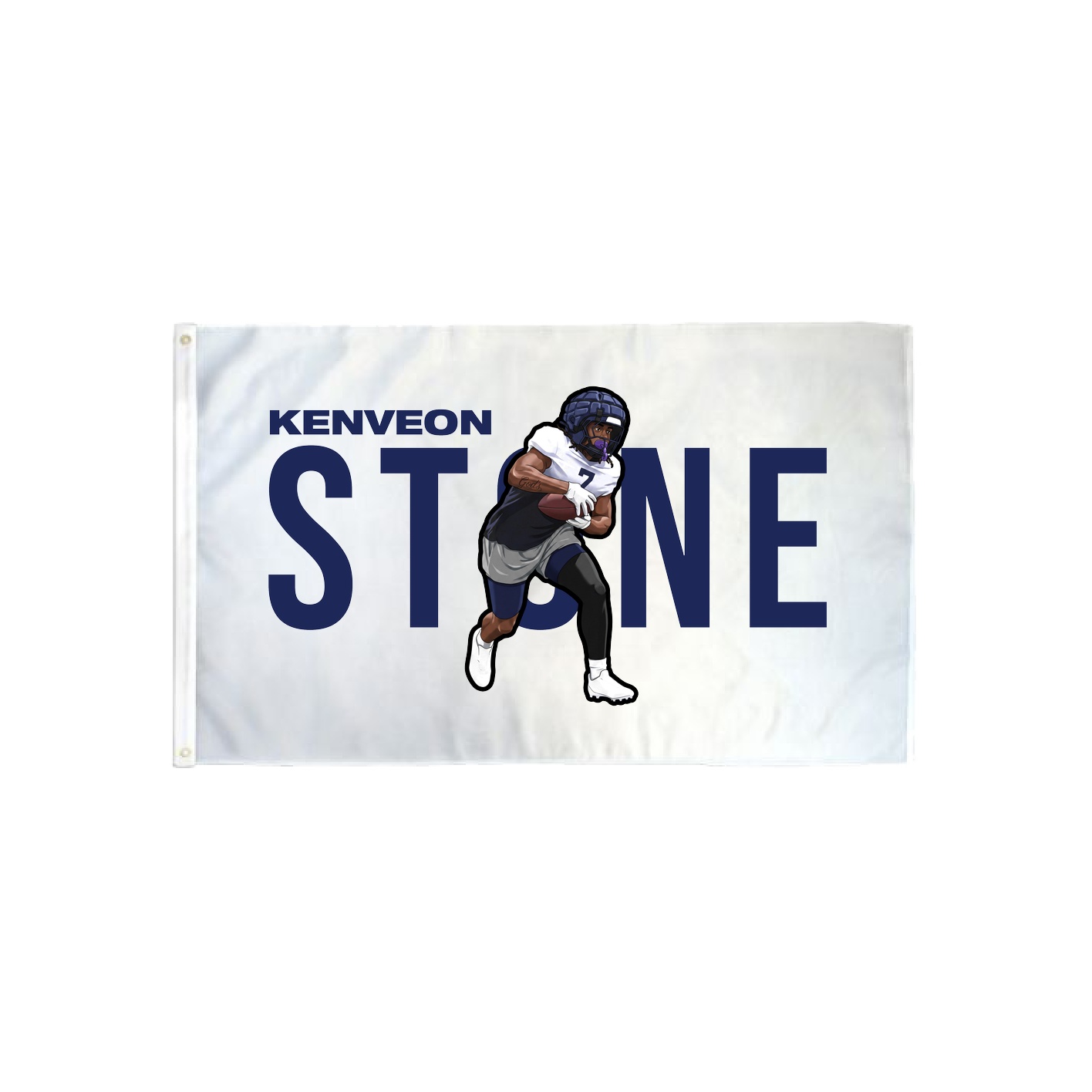 3x5 Flag — Player Name in Classic