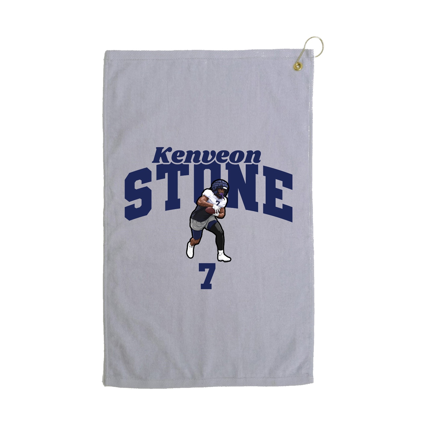 Golf Towel — Signature Arch in Grey