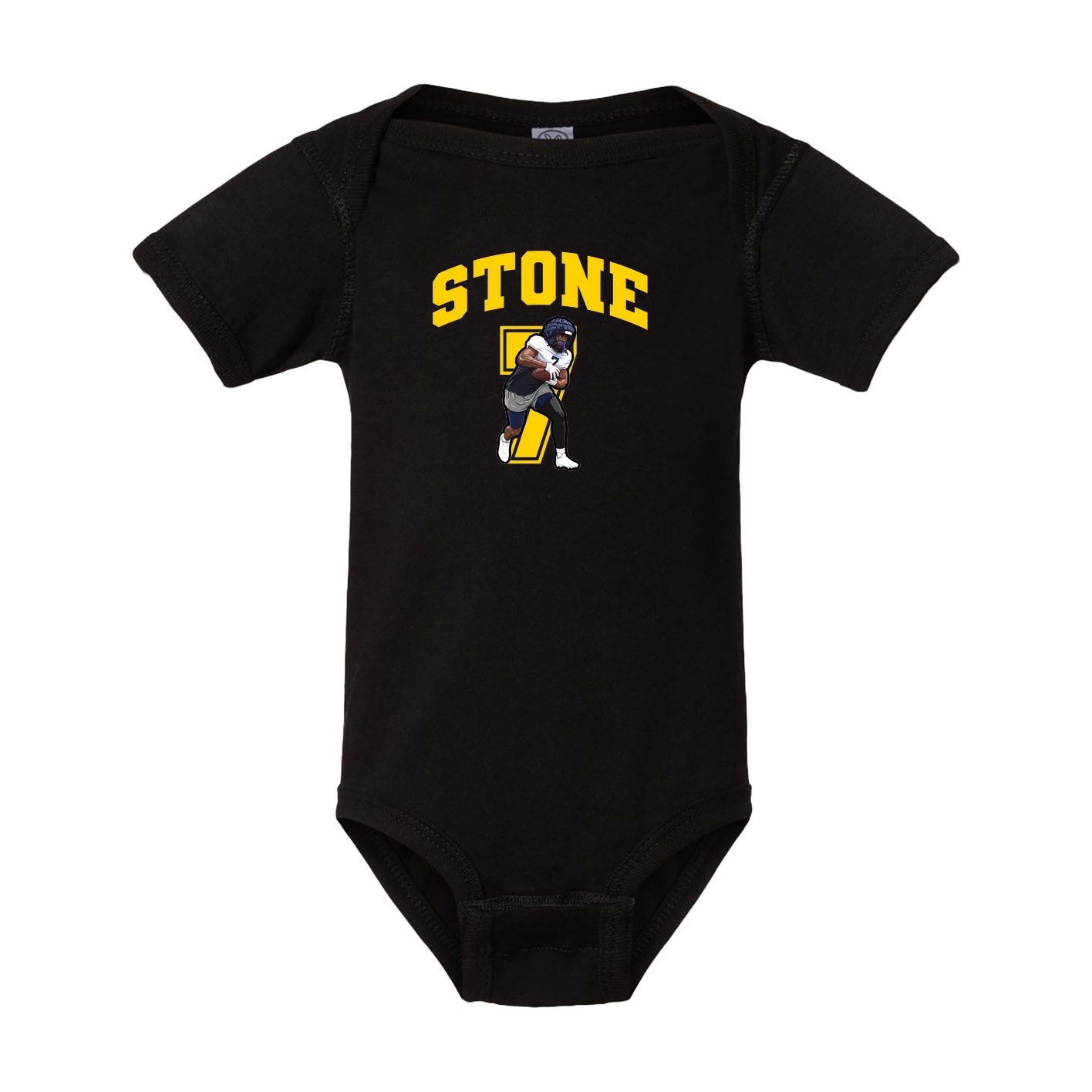 Baby Onesie — Number in Black