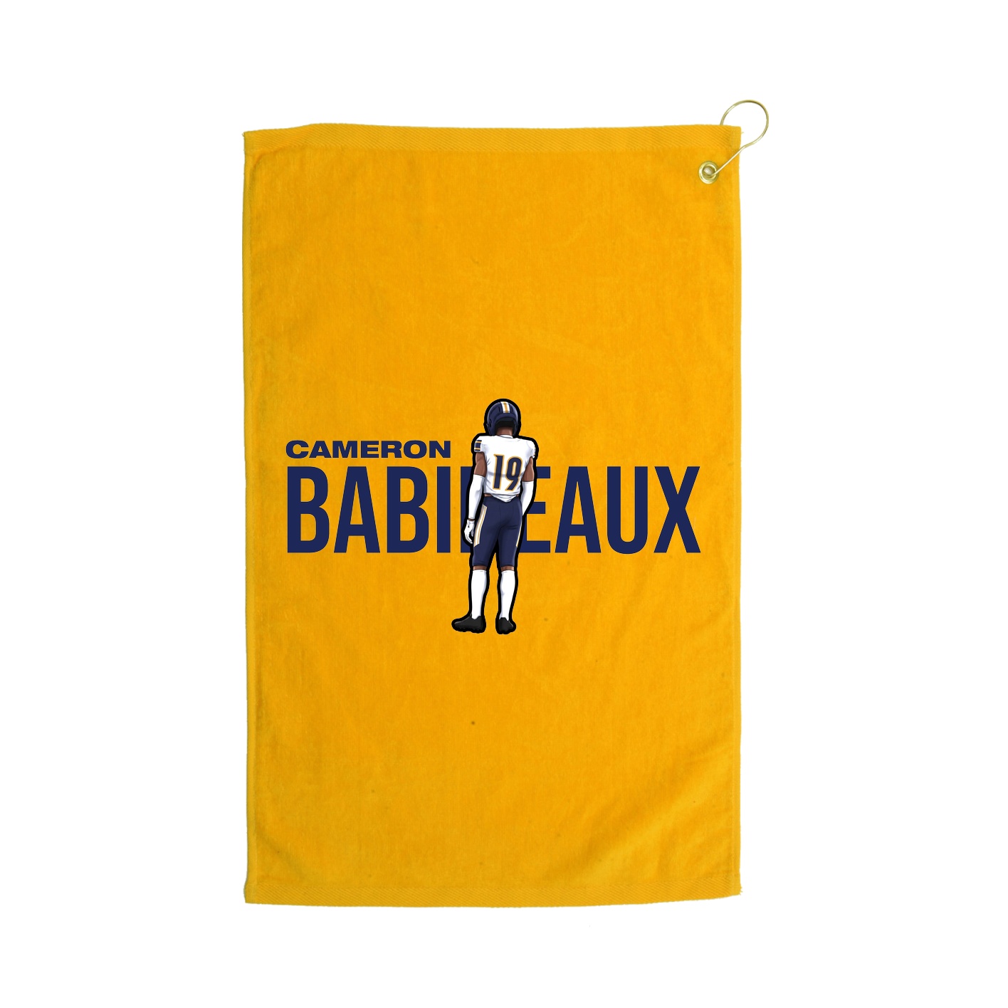 Golf Towel — Player Name in Gold