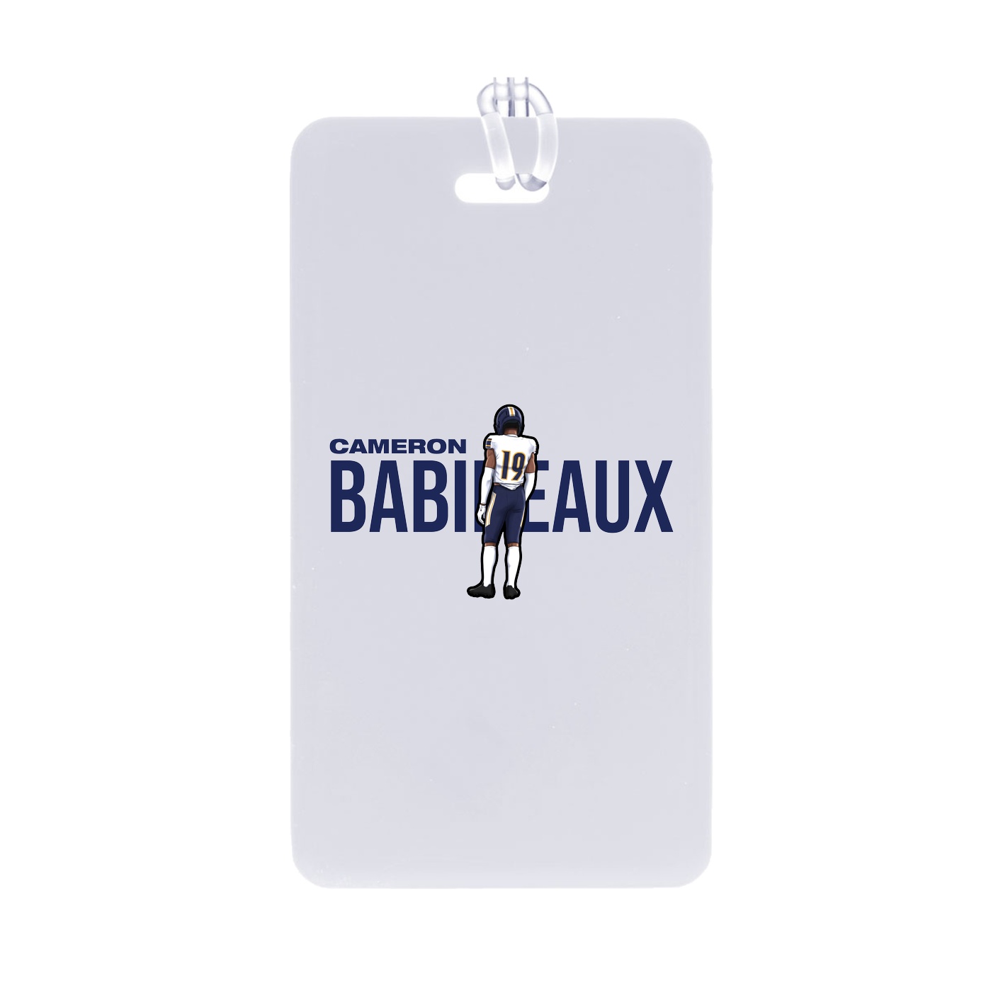 Bag Tag — Player Name in Classic