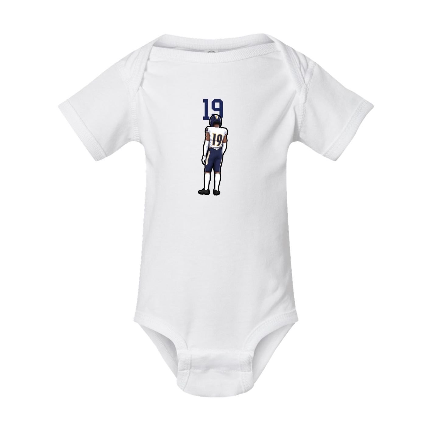 Baby Onesie — Number Top in White
