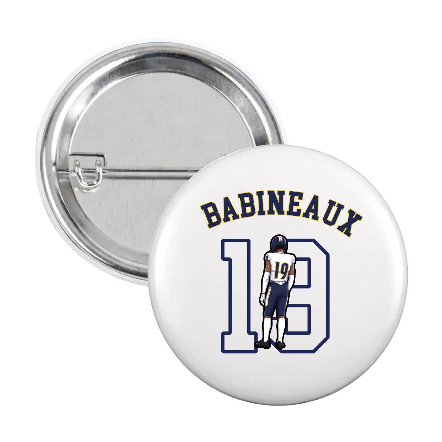 Game Day Button — Shirsey Arch in White