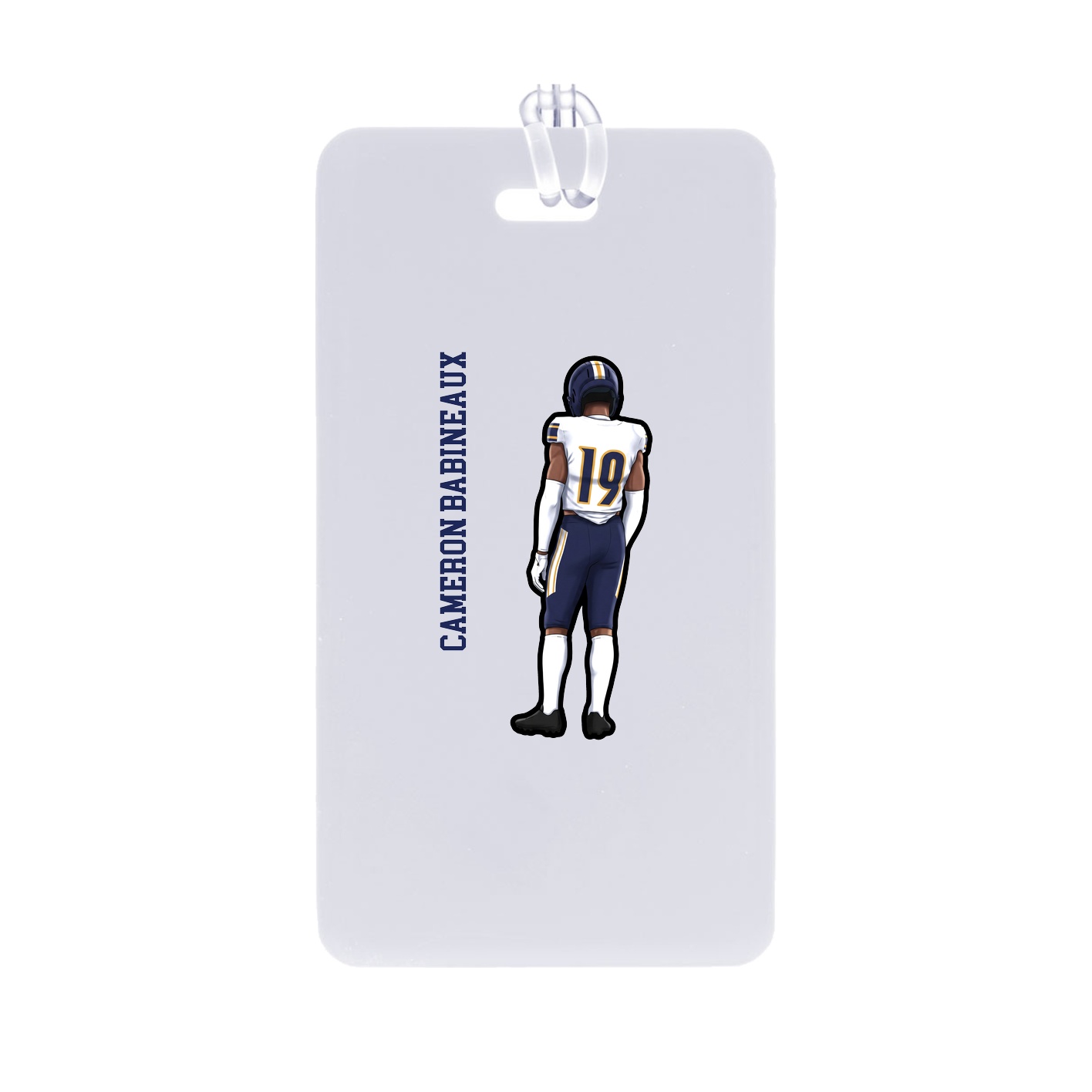 Bag Tag — Name Vertical in Classic