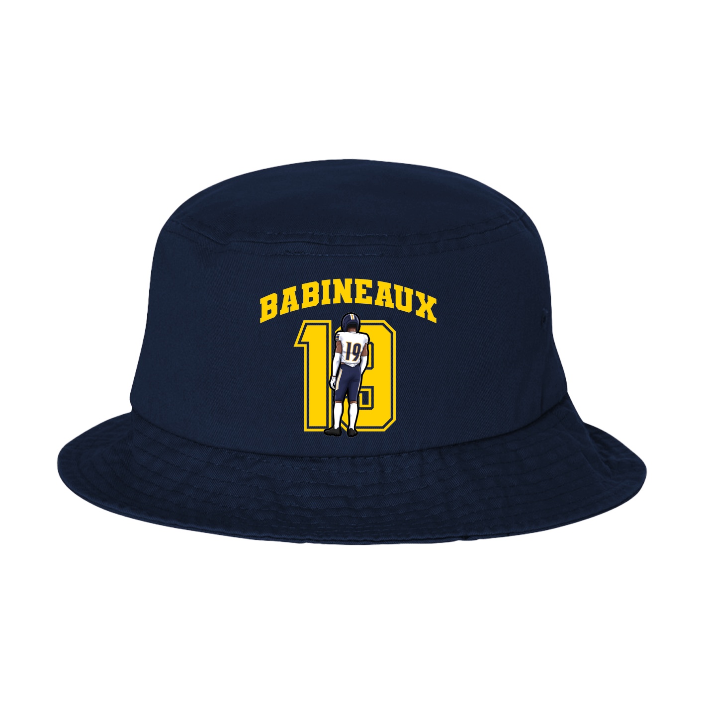 Bucket Cap — Number in Navy