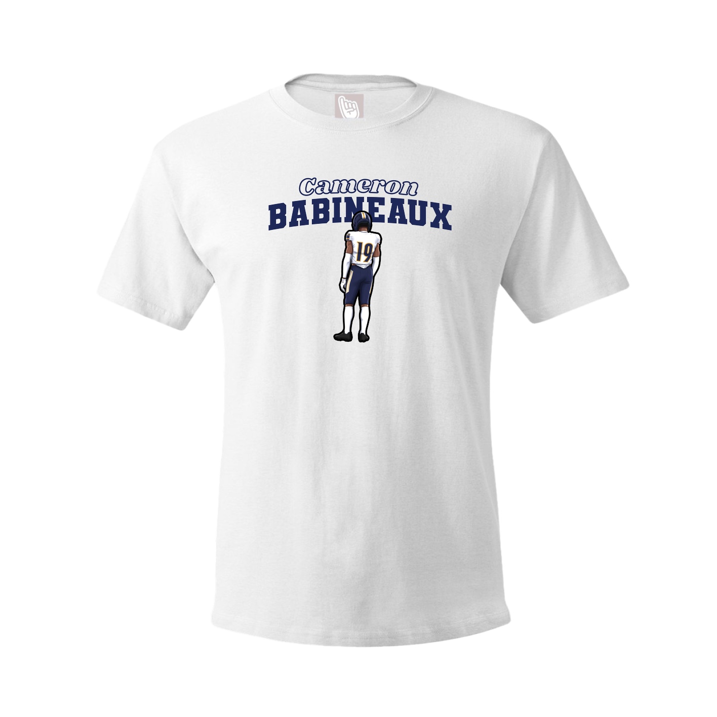 Tee — Name Arch in White