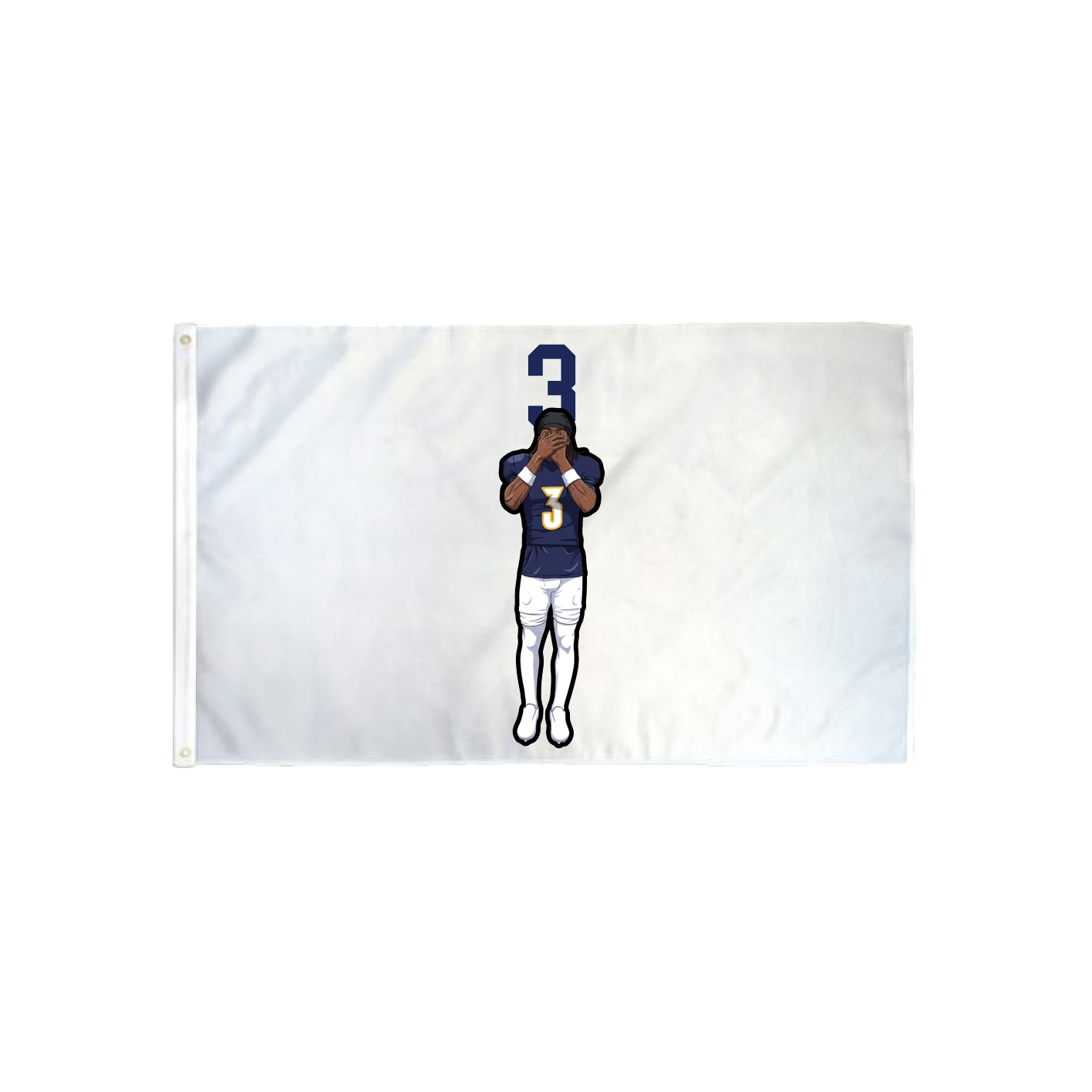 3x5 Flag — Number Top in Classic