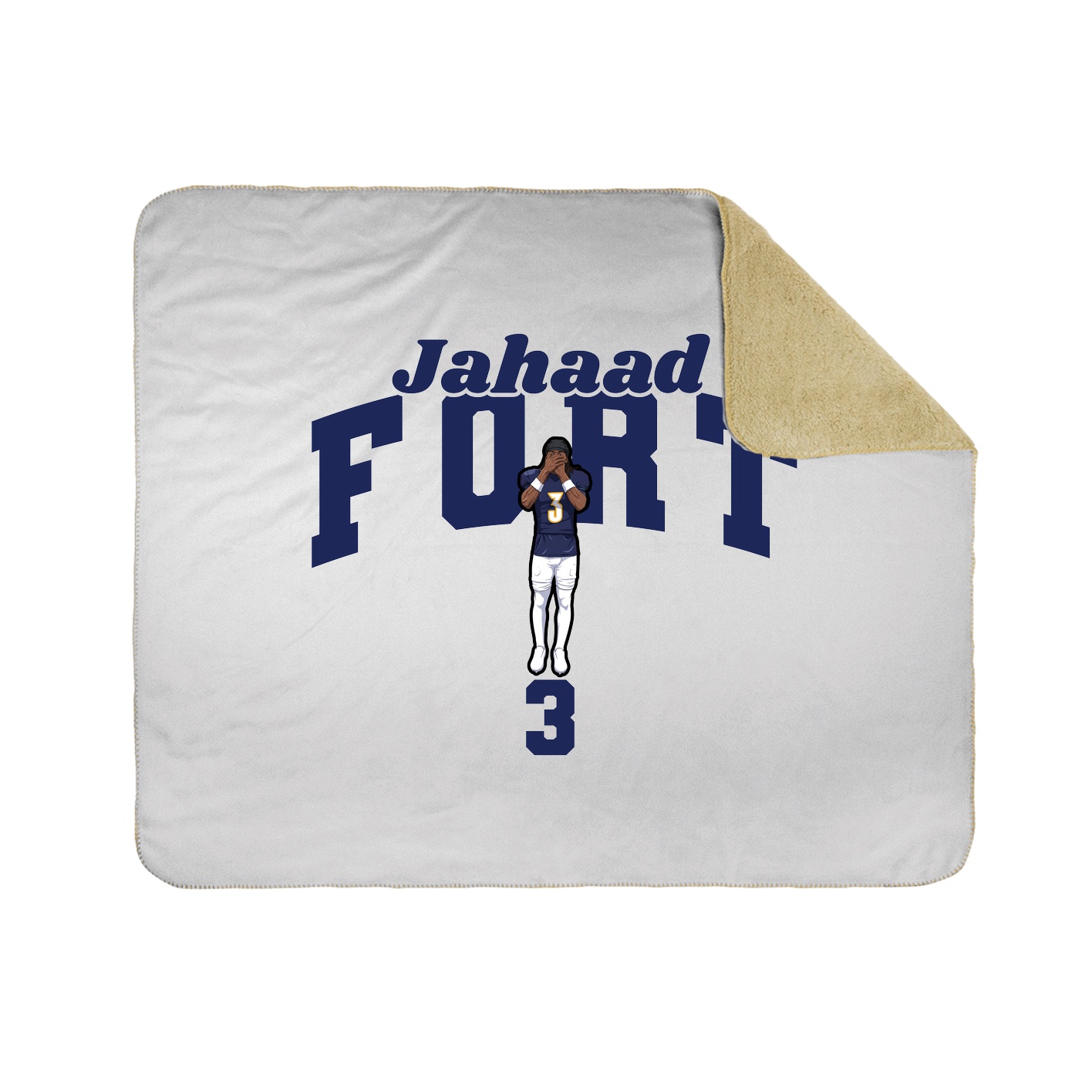 Throw Blanket — Signature Arch in White