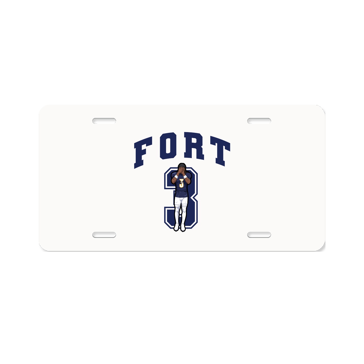 License Plate — Number in Classic