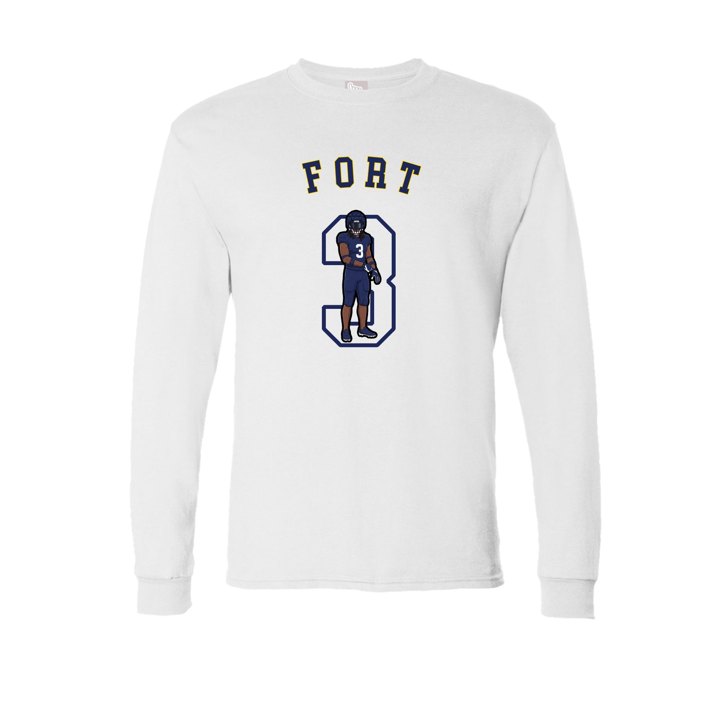 Long Sleeve Tee — Shirsey Arch in White