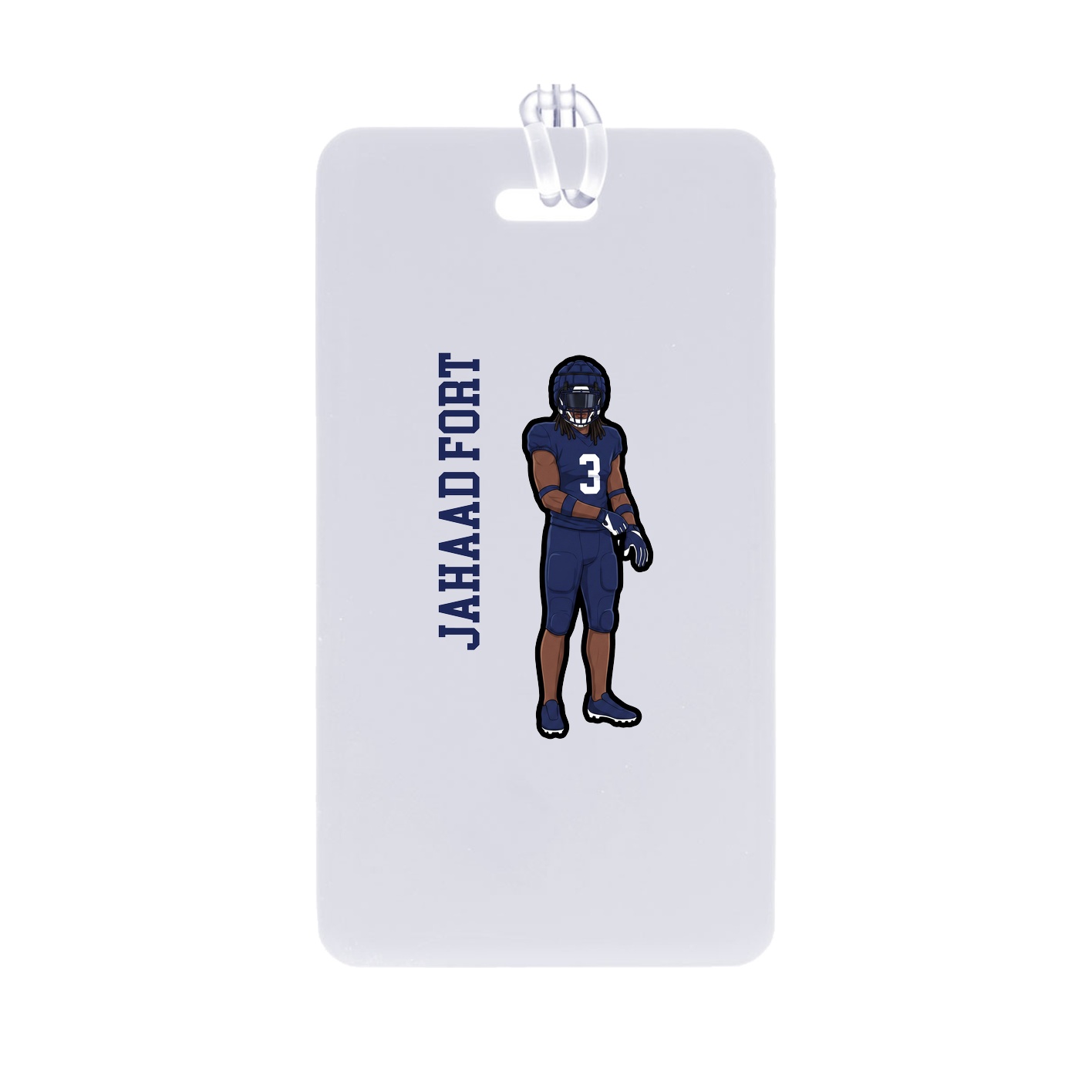 Bag Tag — Name Vertical in Classic