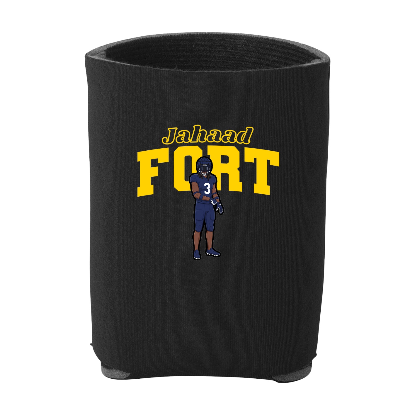 Can Holder — Name Arch in Black