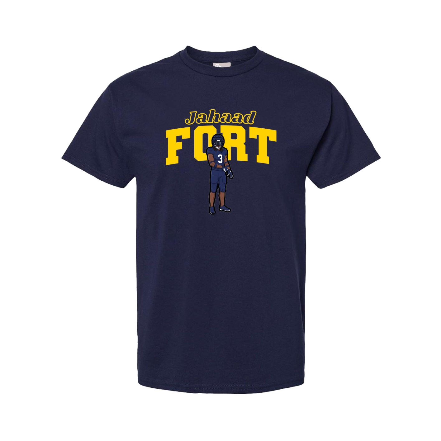 Youth Tee — Name Arch in Navy
