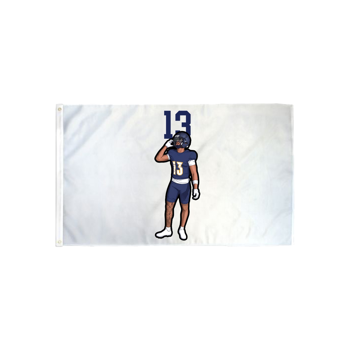 3x5 Flag — Number Top in Classic