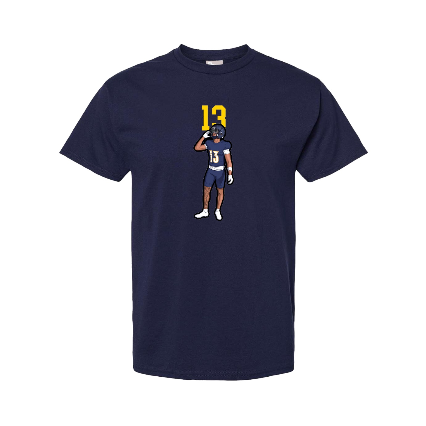 Tee — Number Top in Navy