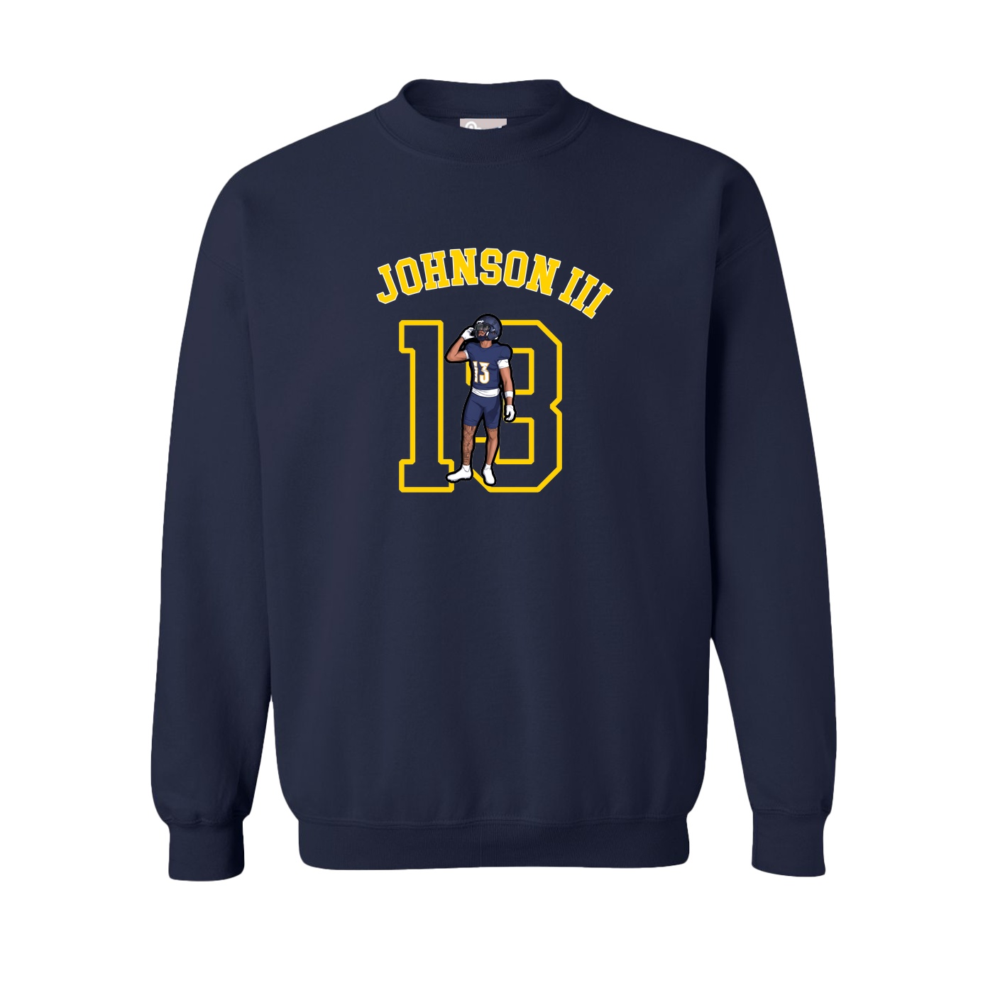 Fleece Crew — Shirsey Arch in Navy