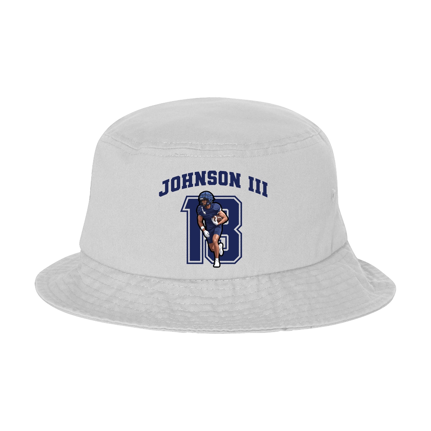 Bucket Cap — Number in White