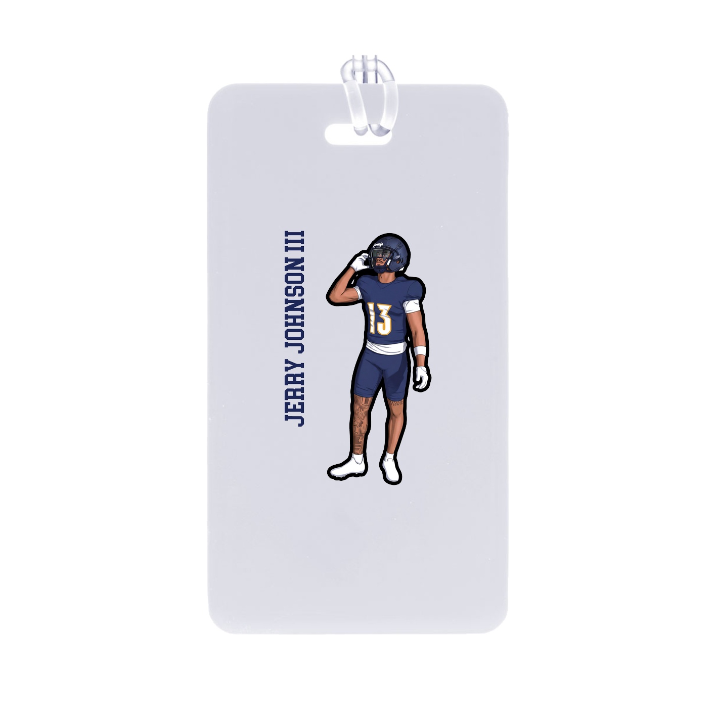 Bag Tag — Name Vertical in Classic