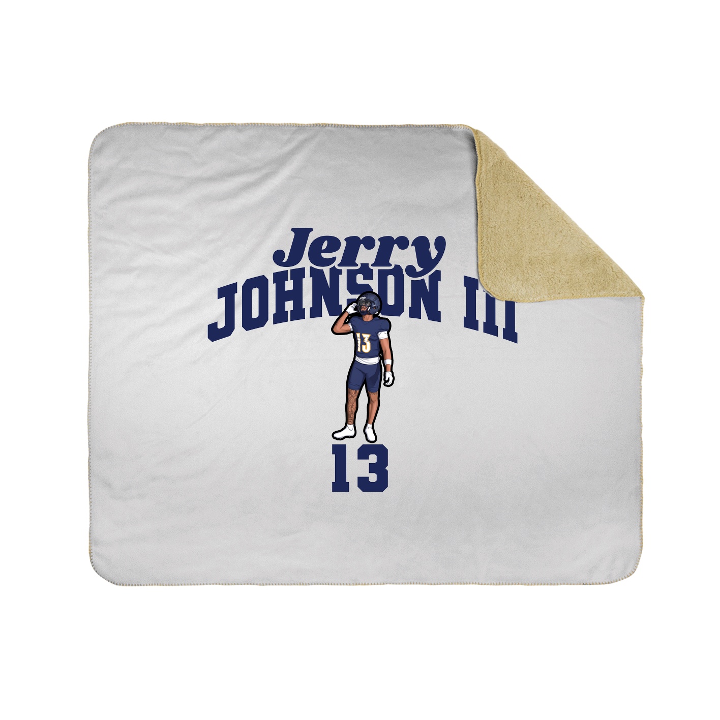 Throw Blanket — Signature Arch in White
