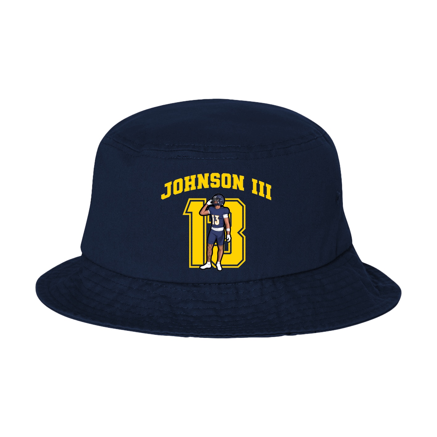 Bucket Cap — Number in Navy
